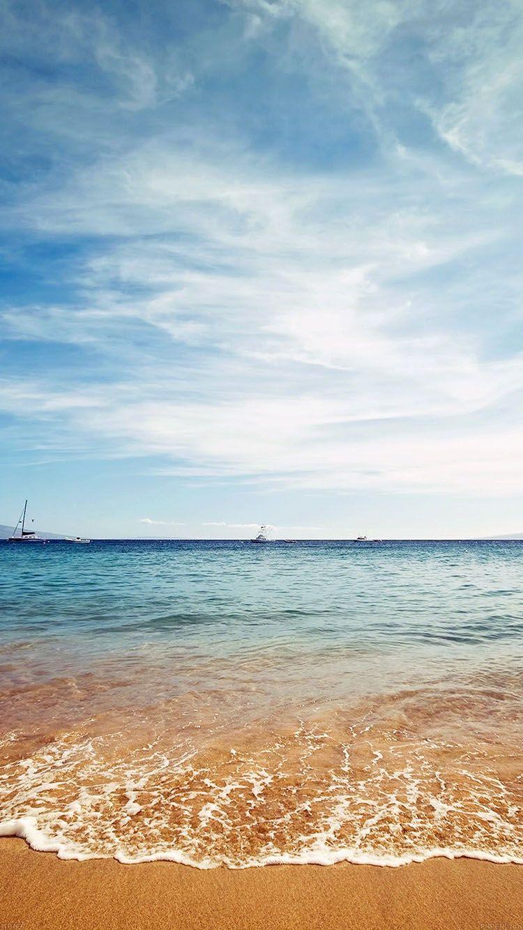 750x1334 iPhone 6 Wallpaper sea beaches boat nature