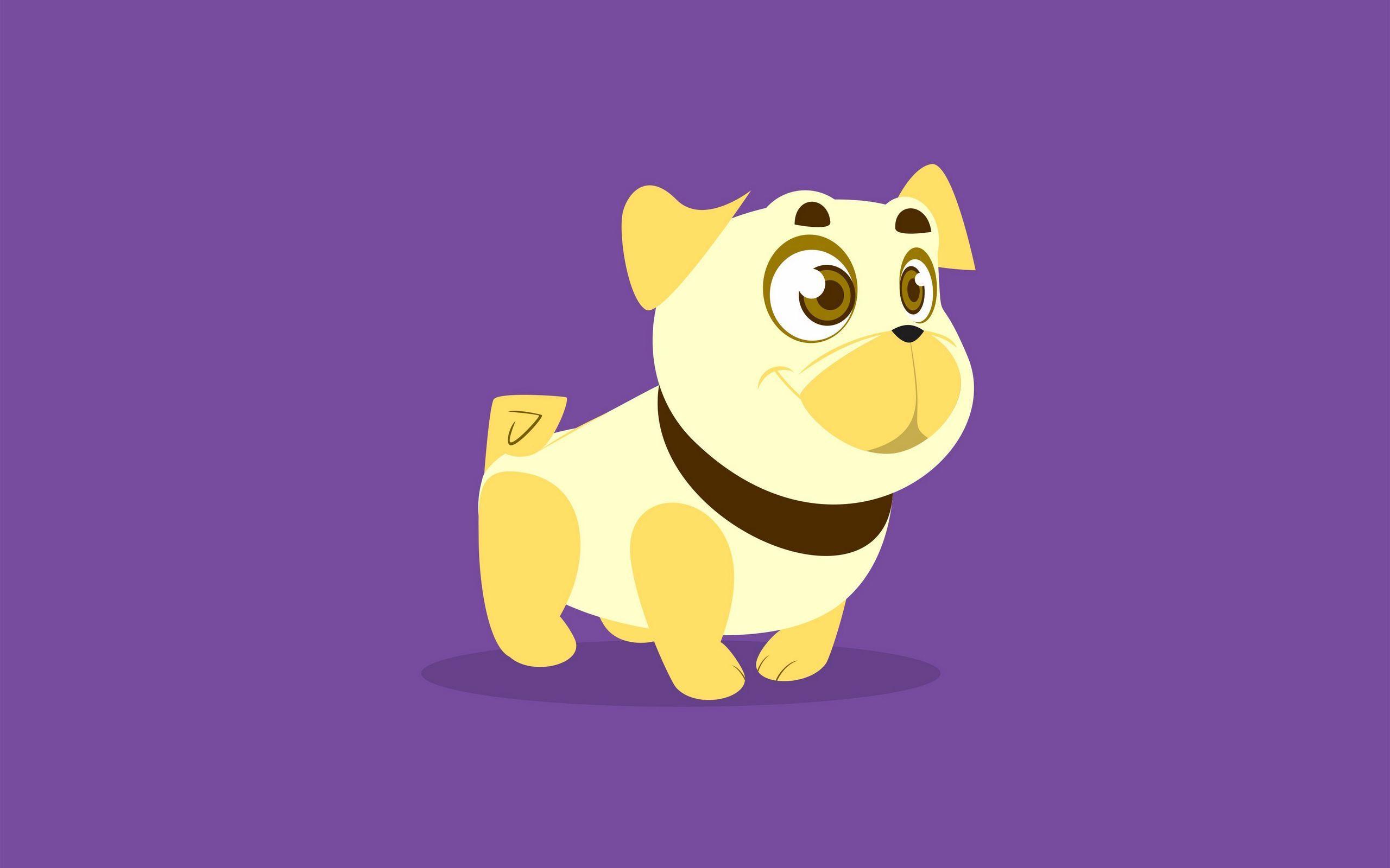 2560x1600 Download wallpaper 2560x1600 dog, art, cute, smile widescreen 16