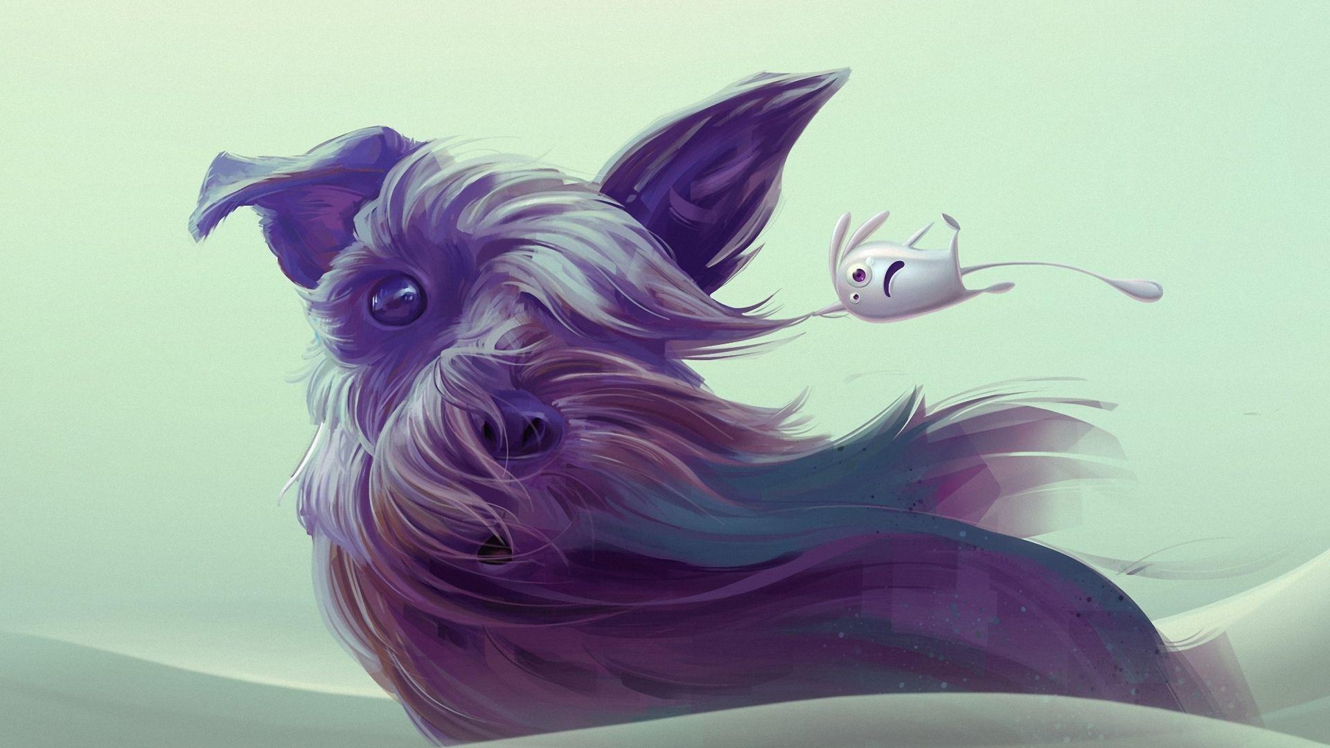 Cute Dog Art Wallpapers - Top Free Cute Dog Art Backgrounds ...