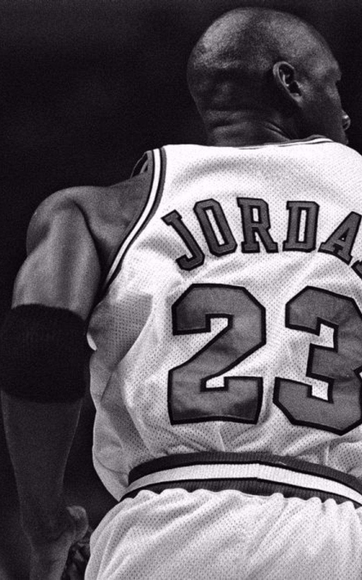 1200x1920 Free download Black and White Michael Jordan 4K Wallpaper 4K
