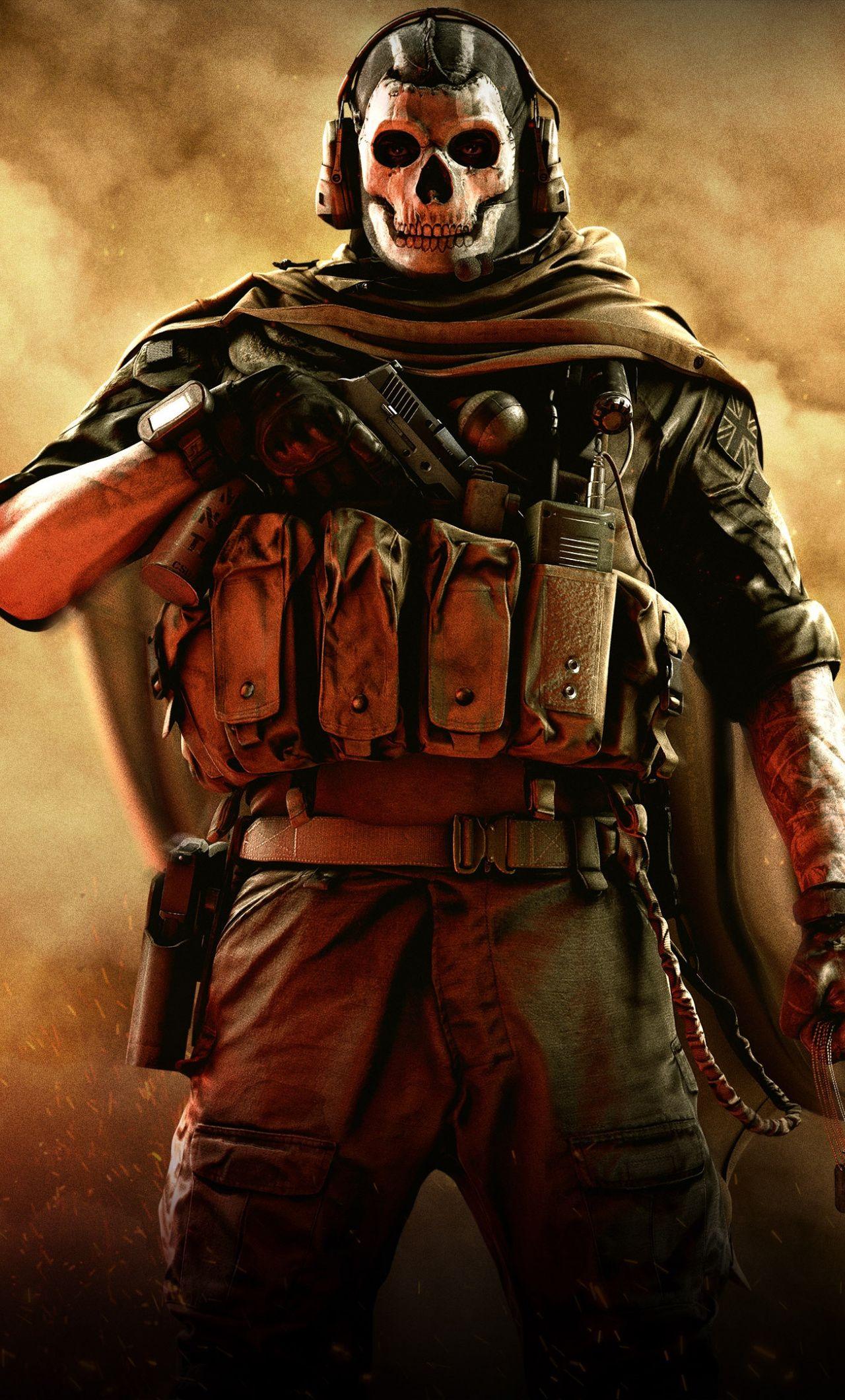 1280x2120 Download Call of Duty: Modern Warfare, soldier in mask, game