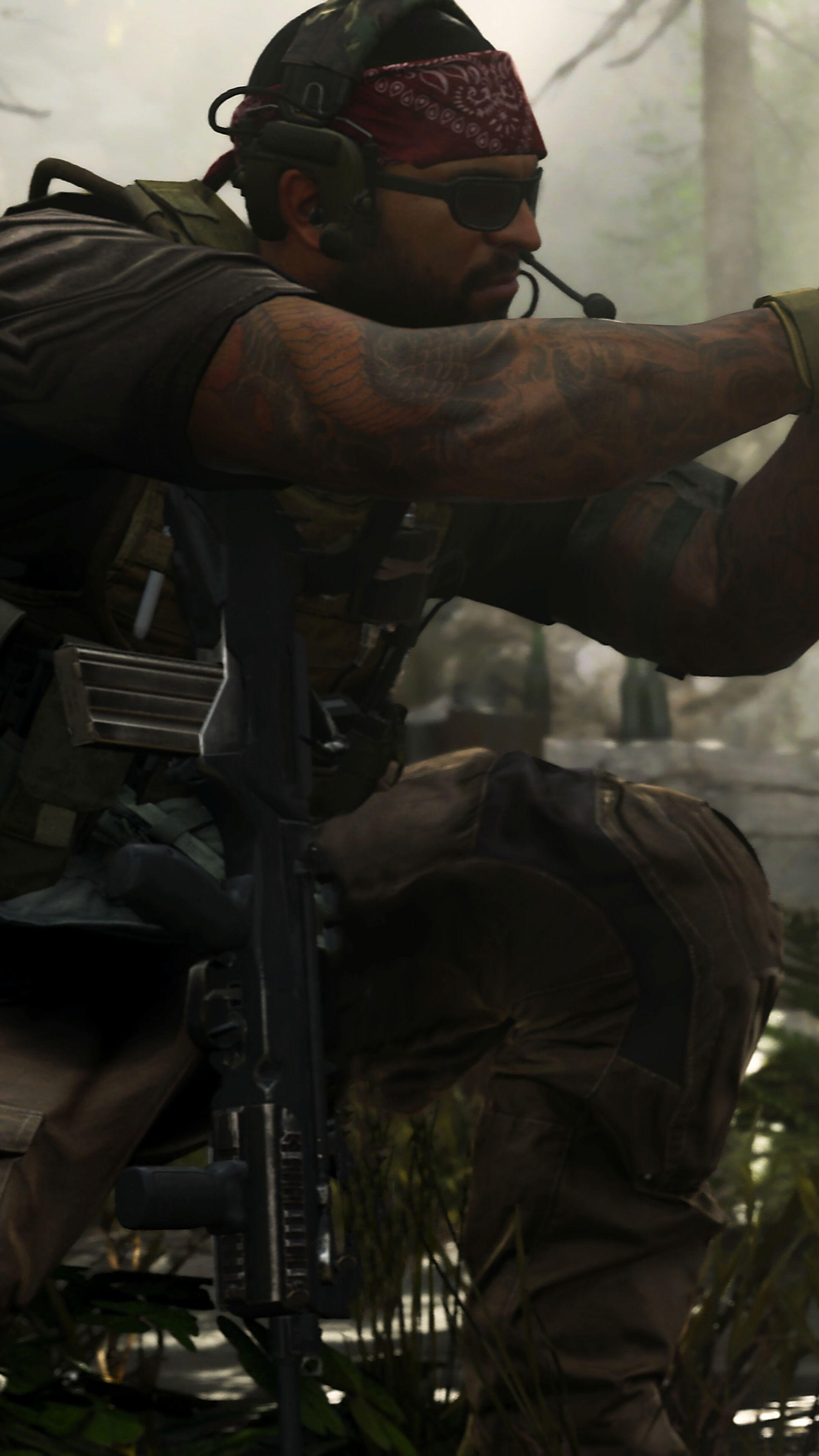 2160x3840 Call of Duty Modern Warfare, Soldier, Pistol, 4K iPhone 10