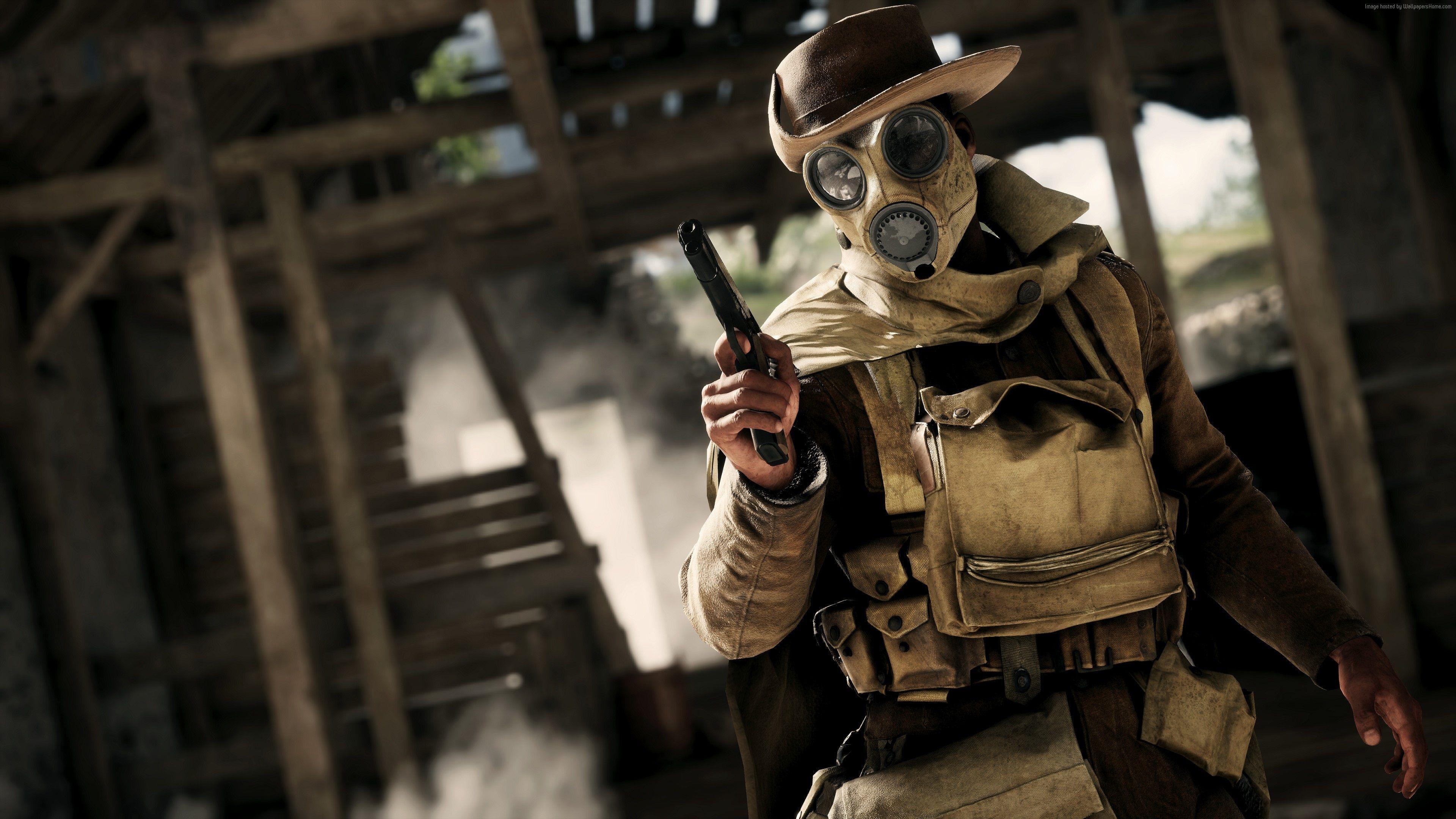 3840x2160 Wallpaper Battlefield biochemical soldier 3840x2160 UHD 4K