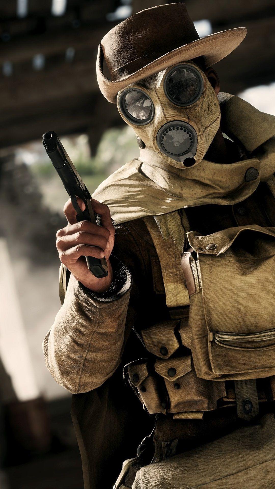 1080x1920 Wallpaper Battlefield biochemical soldier 3840x2160 UHD 4K