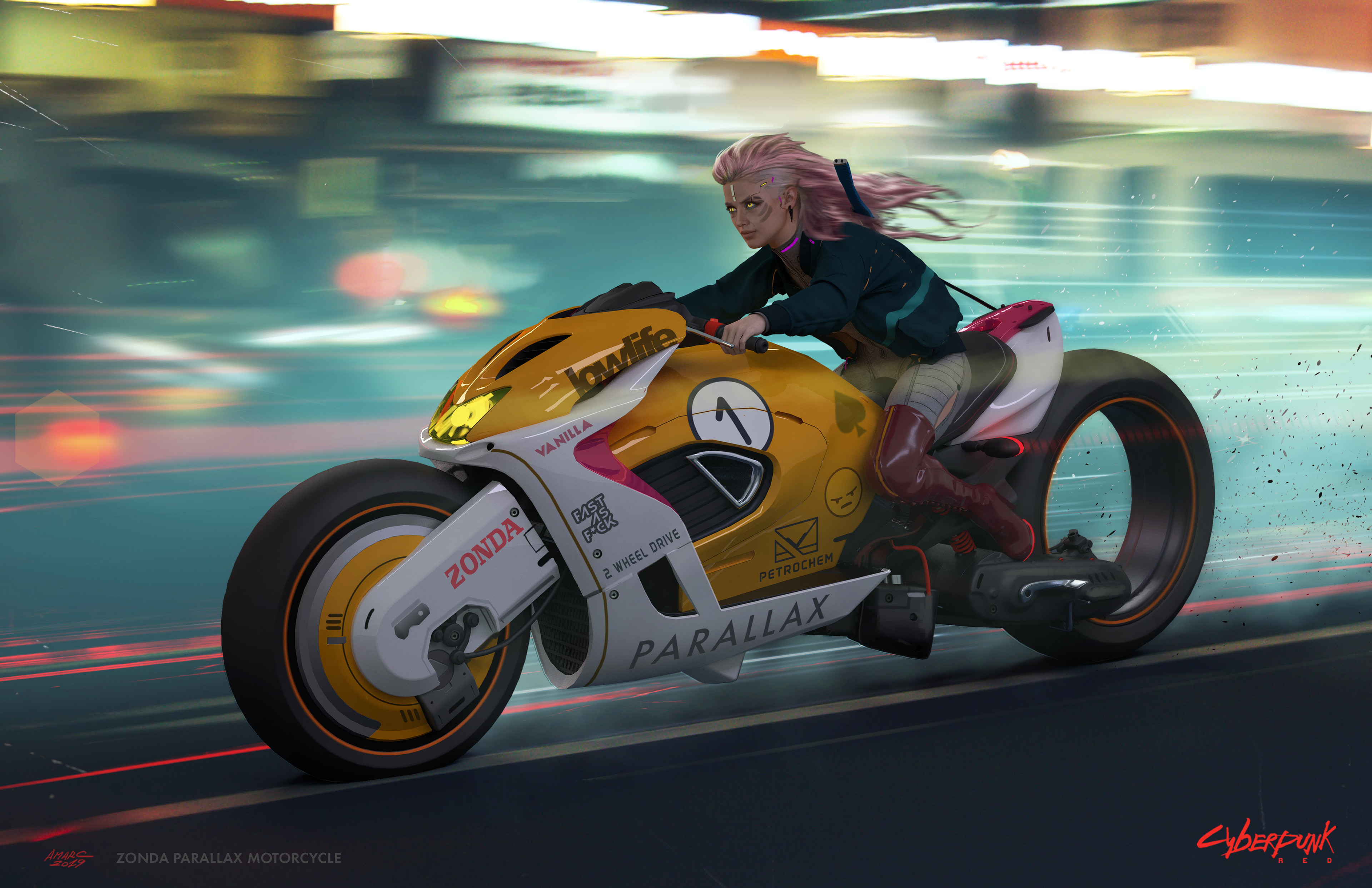 3840x2485 Cyberpunk Cyborg Girl Biker 2077 Wallpaper, HD Artist 4K Wallpaper, Image and Background