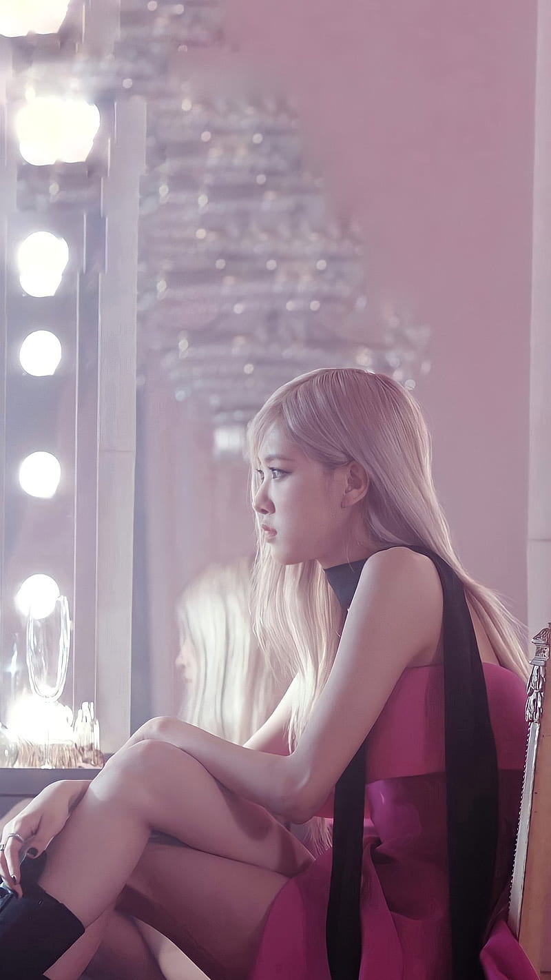 800x1422 Rose, blackpink, blackpink rose, kpop, on the ground, park chaeyoung, rose on the ground, HD phone wallpaper