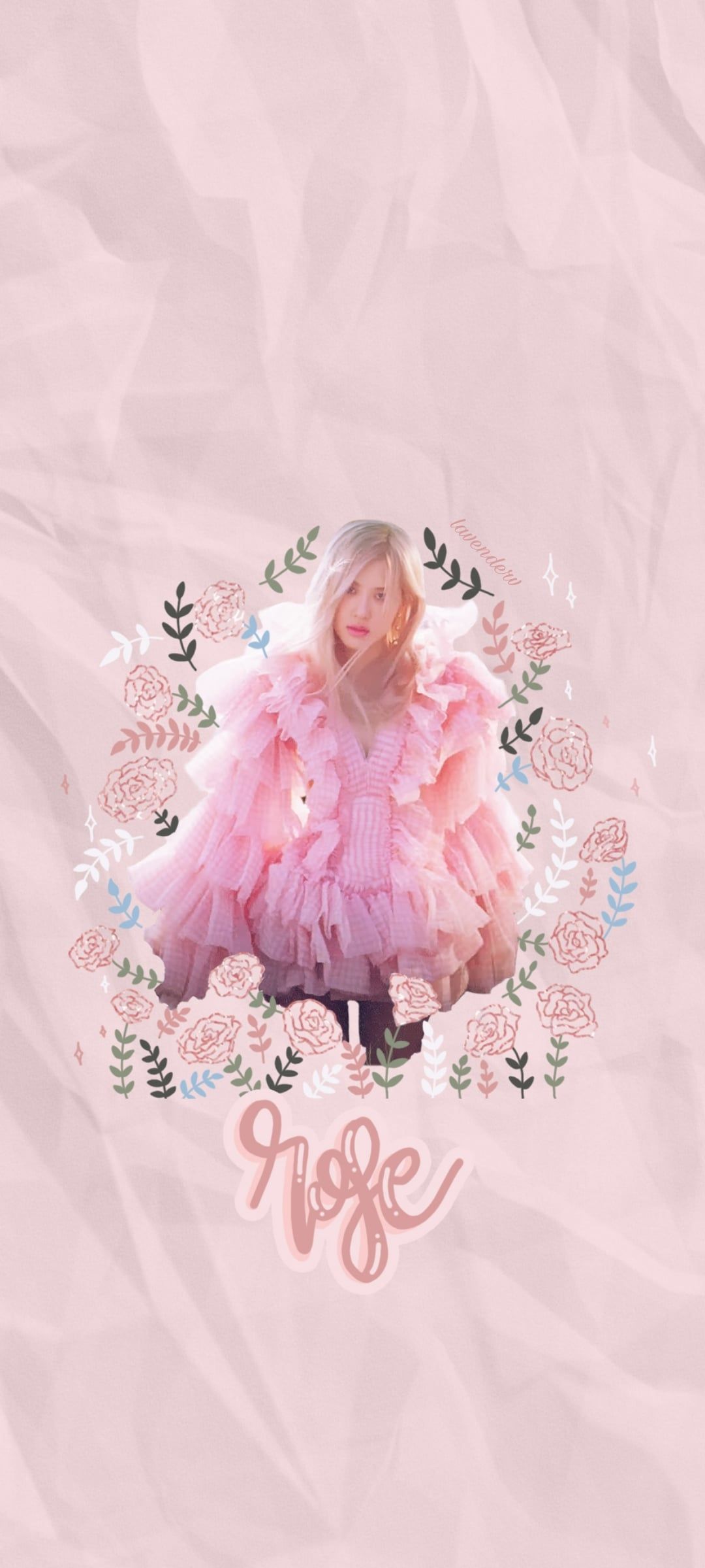 1080x2399 Made a wallpaper from Rosé's On The Ground MV