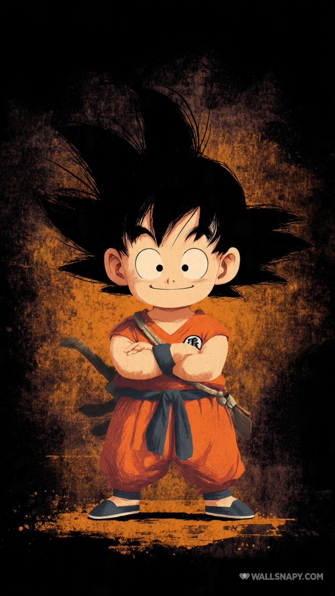 1080x1920 Baby goku anime style minimal 4k amoled iphone wallpaper