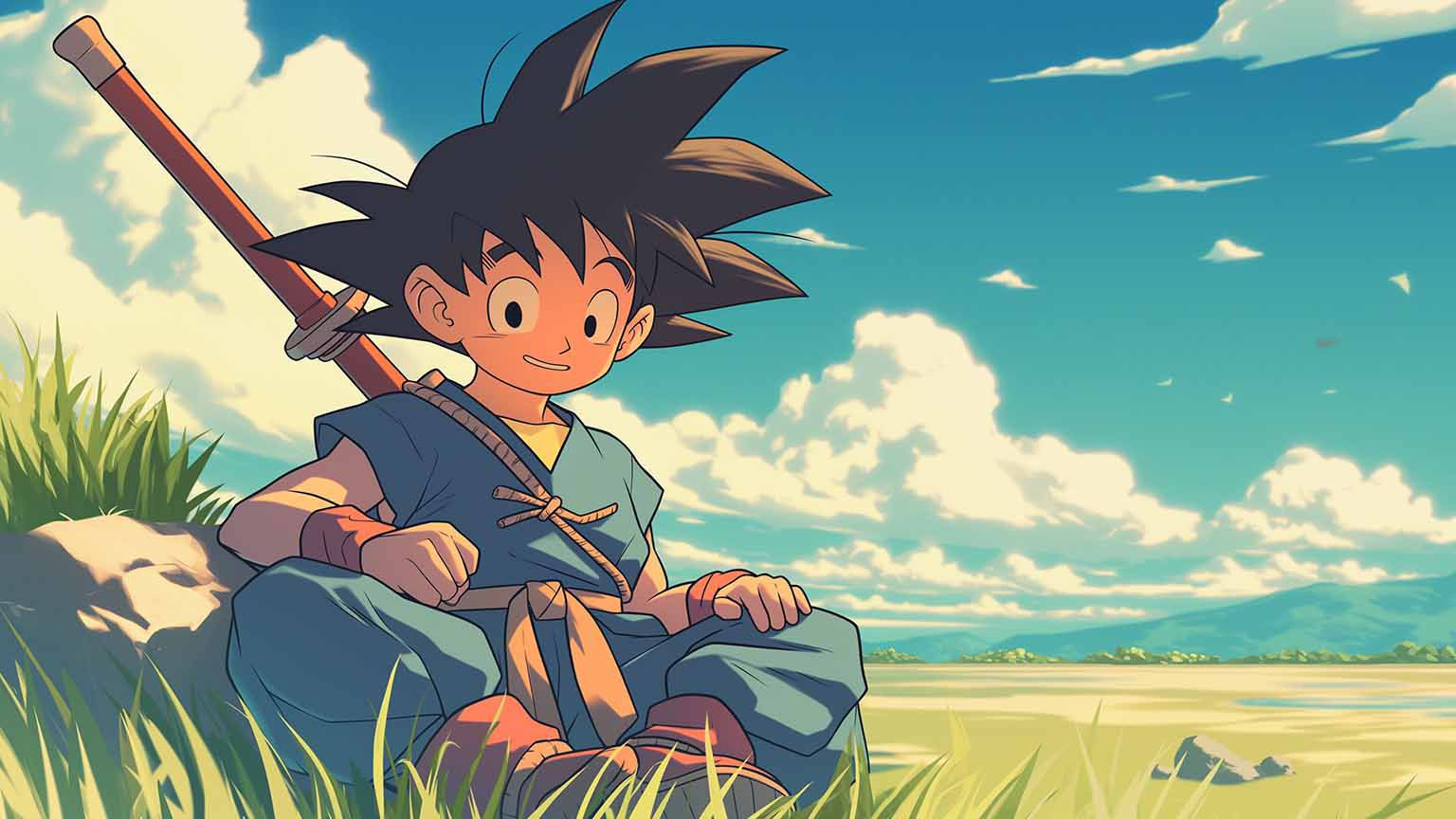 1536x864 Kid Goku Amazing 4K Desktop Wallpaper