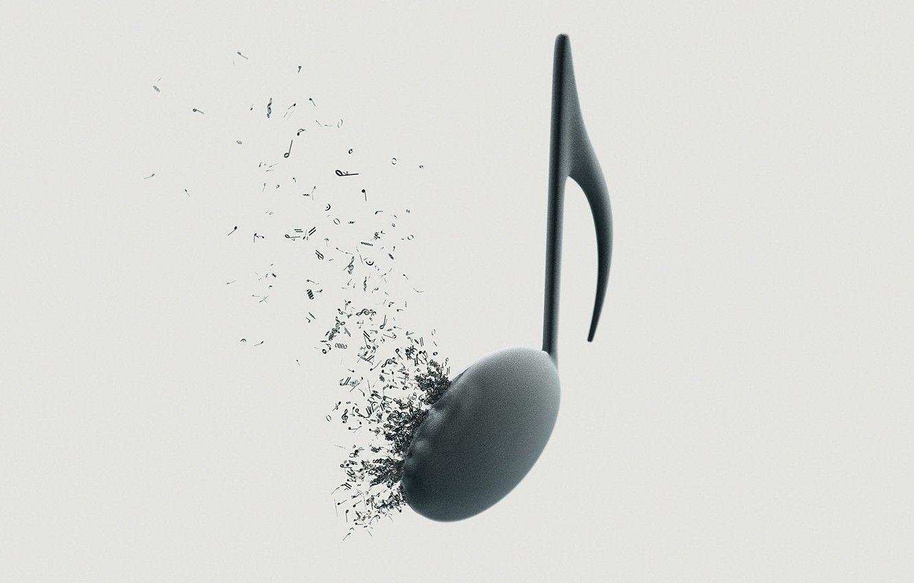 1332x850 Wallpaper the explosion, notes, Music, note, treble clef image