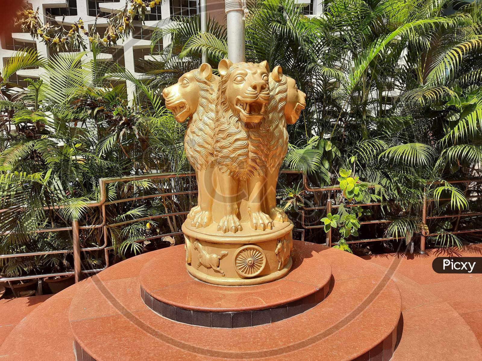 1600x1200 Image Of The State Emblem Of India, As The National Emblem Of Republic Of India Is Called, Is An Adaptation Of The Golden Color Four Lions Statue Capital Of Ashoka JI935429 Picxy