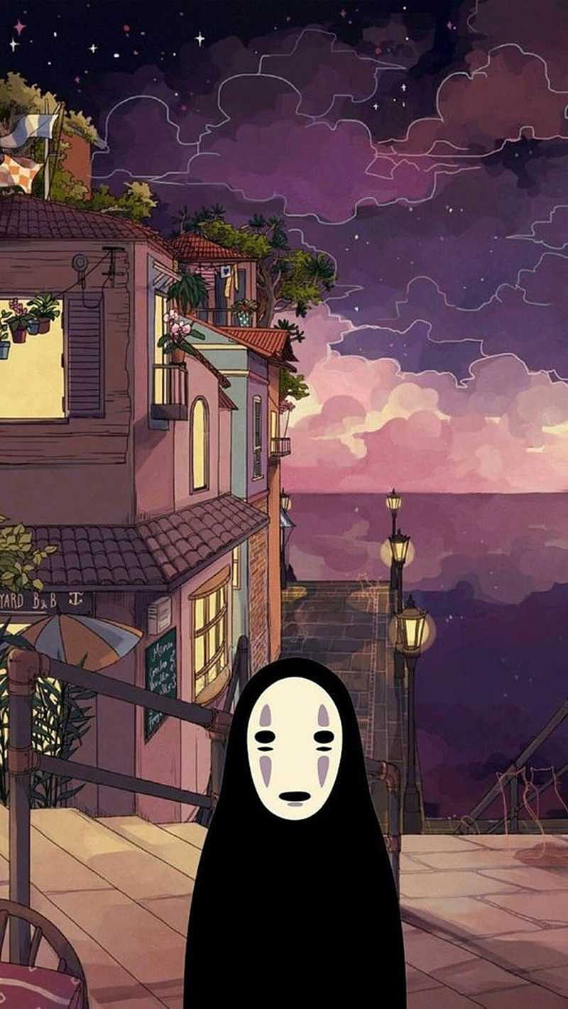 800x1421 HD cute ghibli wallpaper
