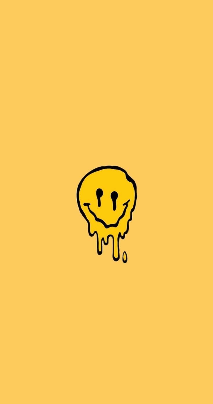 735x1394 Colorful Smiley Face Wallpaper. Melted smiley face wallpaper, Melting smiley face wallpaper, Drip smiley face wallpaper