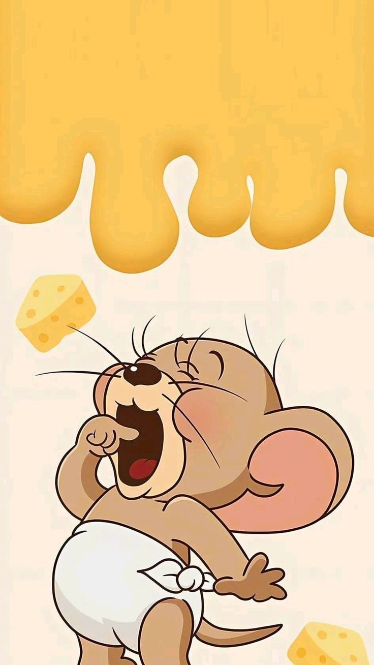 736x1308 Jerry mouse wallpaper. Tom jerry wallpaper cute, Cute cartoon wallpaper, Baby jerry