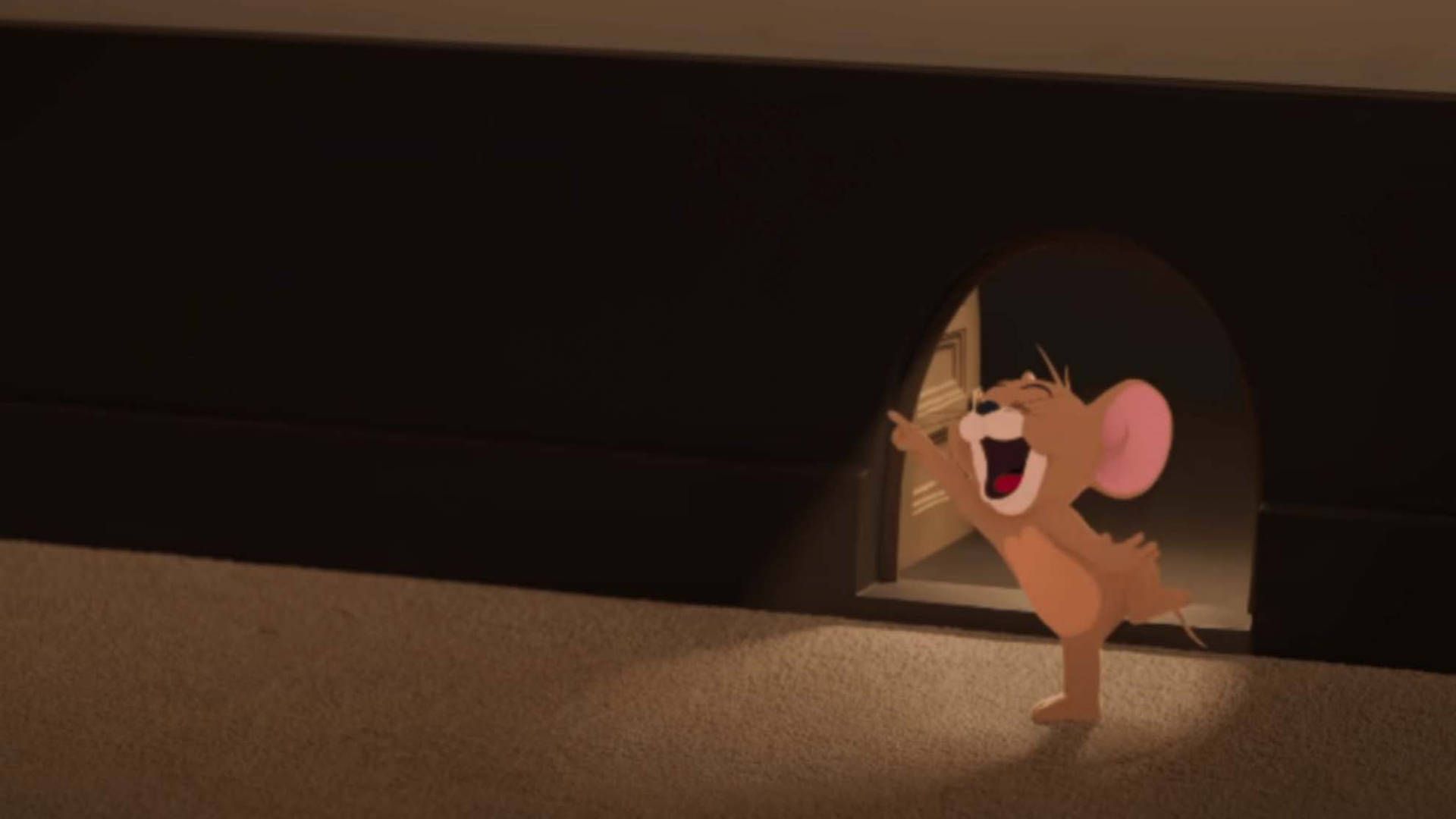 1920x1080 Laughing Jerry Mouse Wallpaper