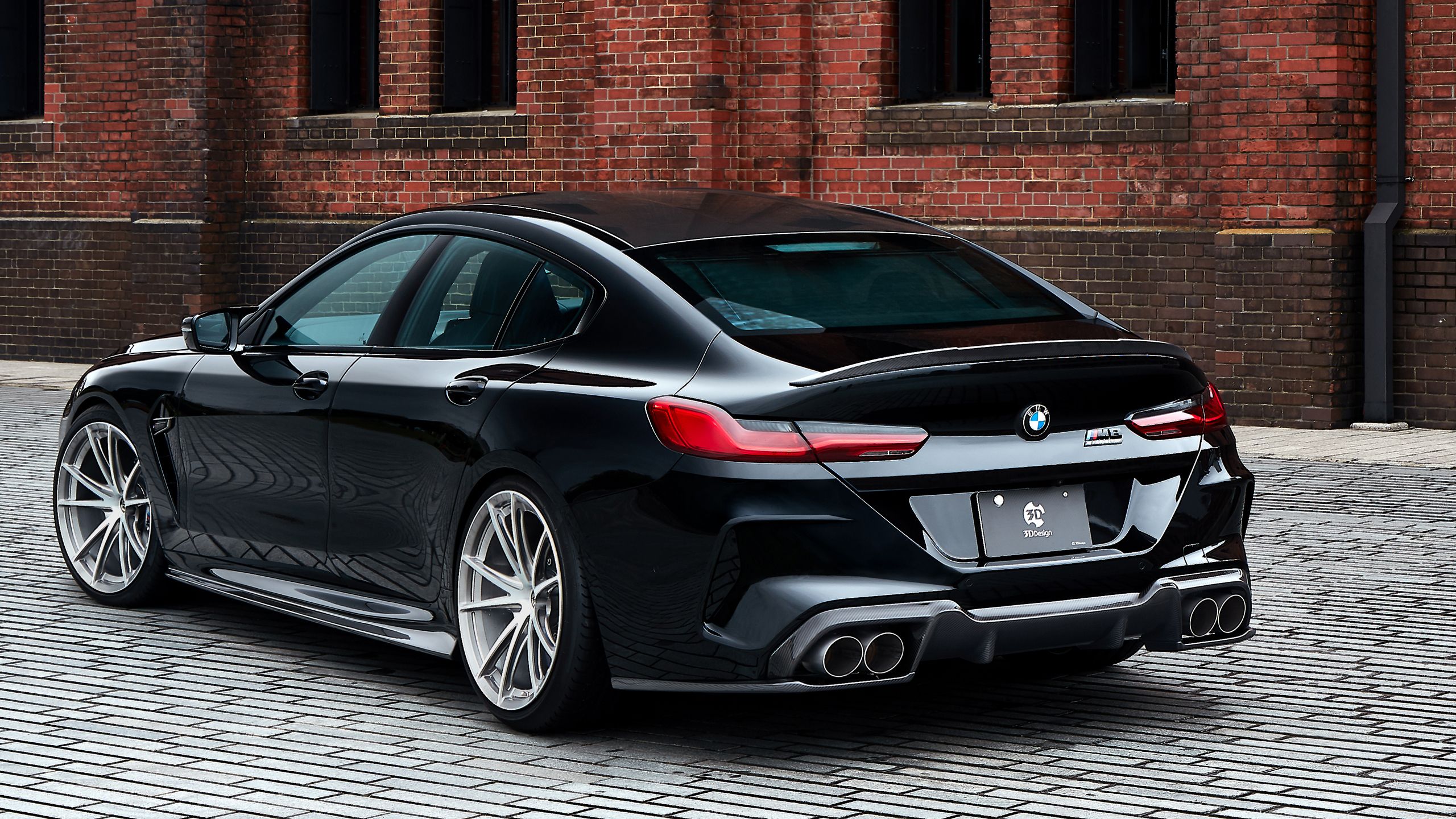2560x1440 3D Design BMW M8 Competition Gran Coupé 2020 Wallpaper Car Wallpaper