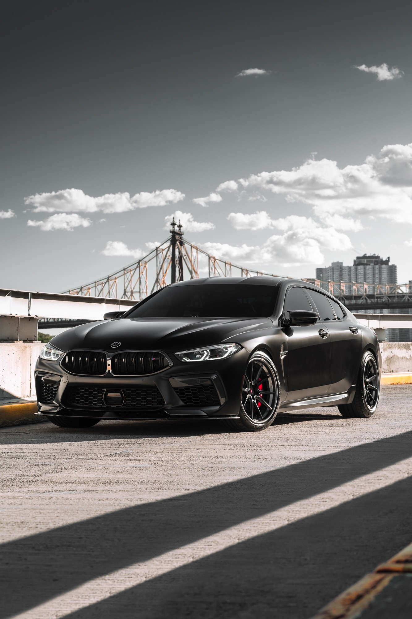 1333x2000 Satin Black BMW M8 Competition Gran Coupe Is So Sweet It Might Give You Hyperglycemia