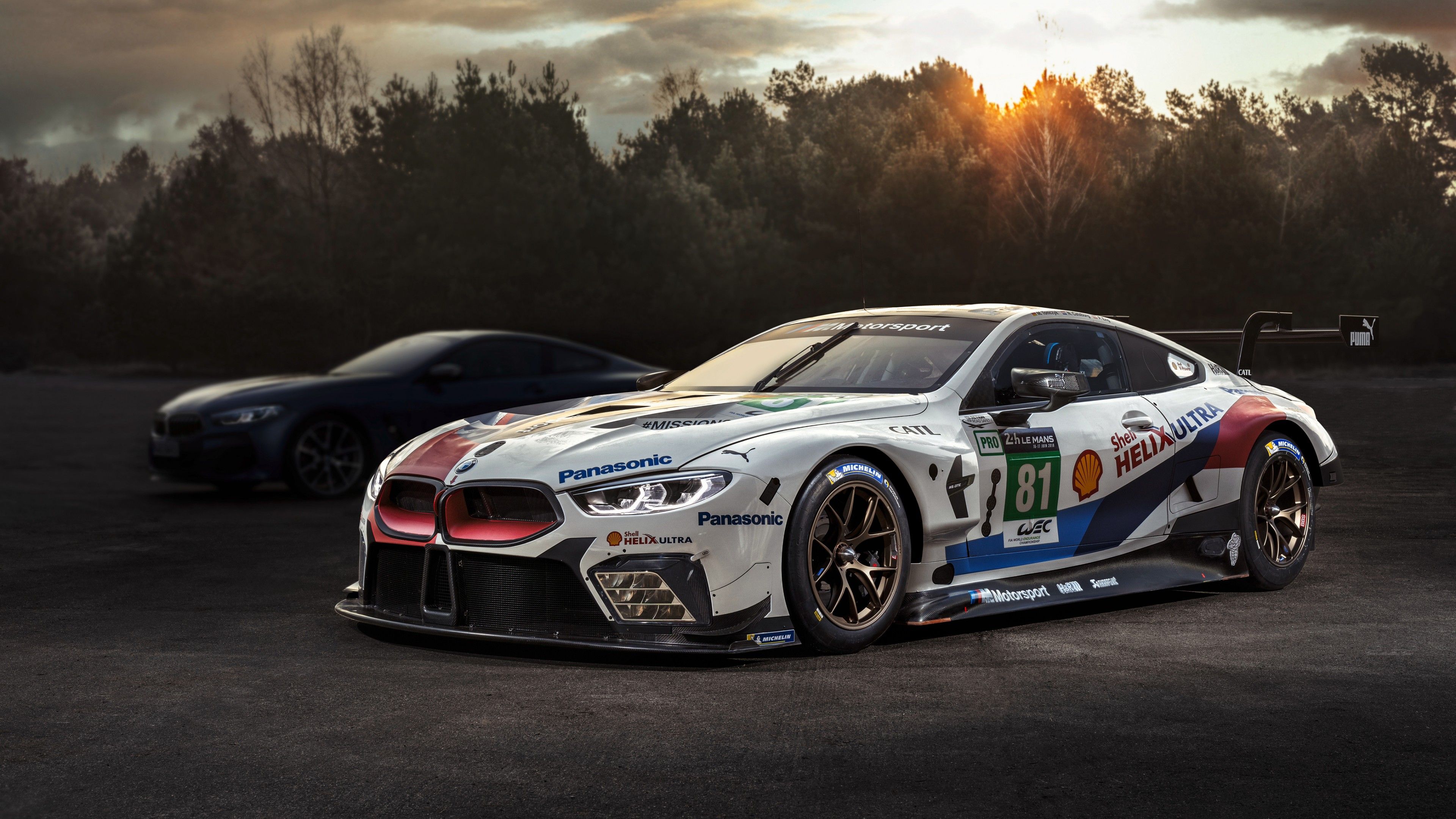 3840x2160 Wallpaper BMW M8 GTE, BMW 8 Series, Bmw Concept m8 Gran Coupe, Sports Car, Bmw m8 Gran Coupe, Background Free Image