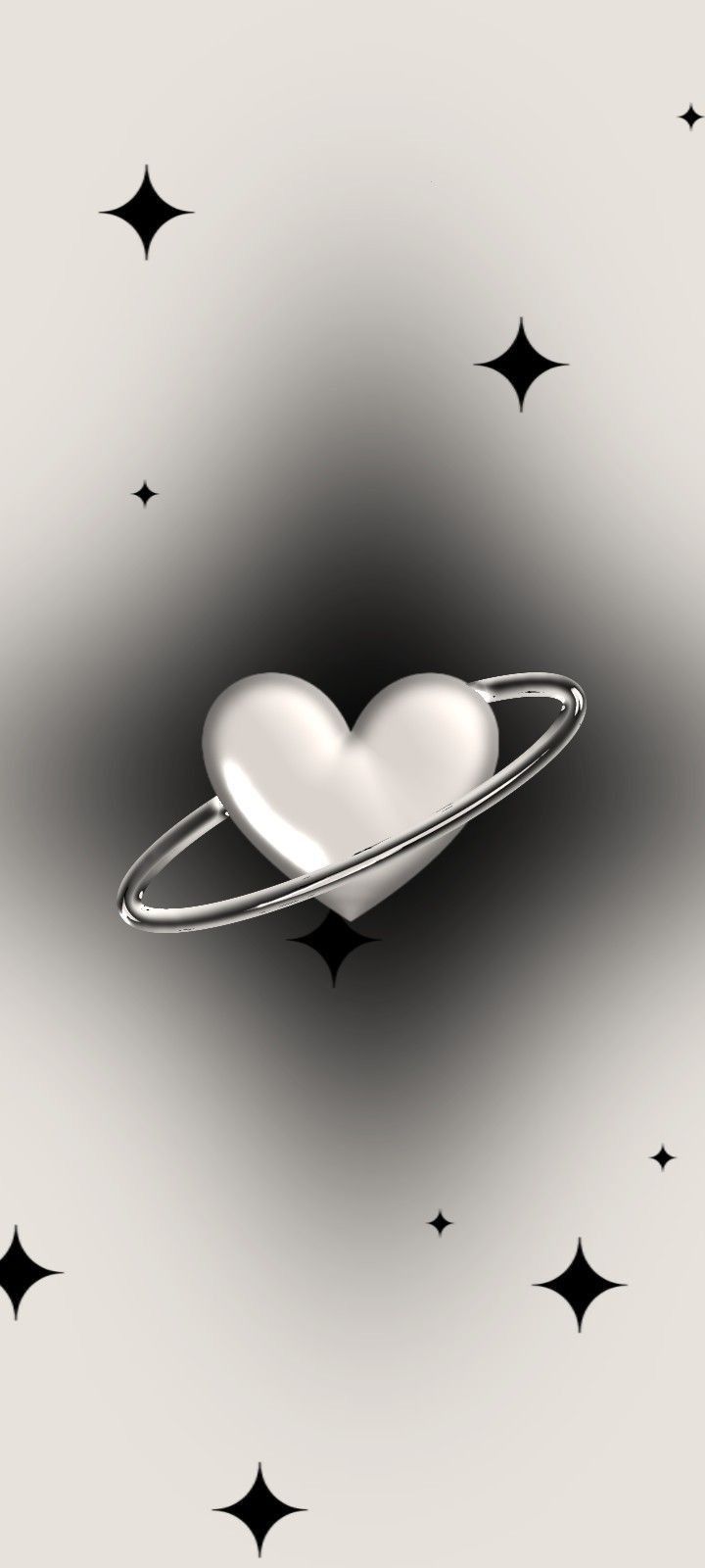 720x1600 Wallpaper hp iphone aesthetic. Acetic wallpaper, iPhone background black and white, Heart