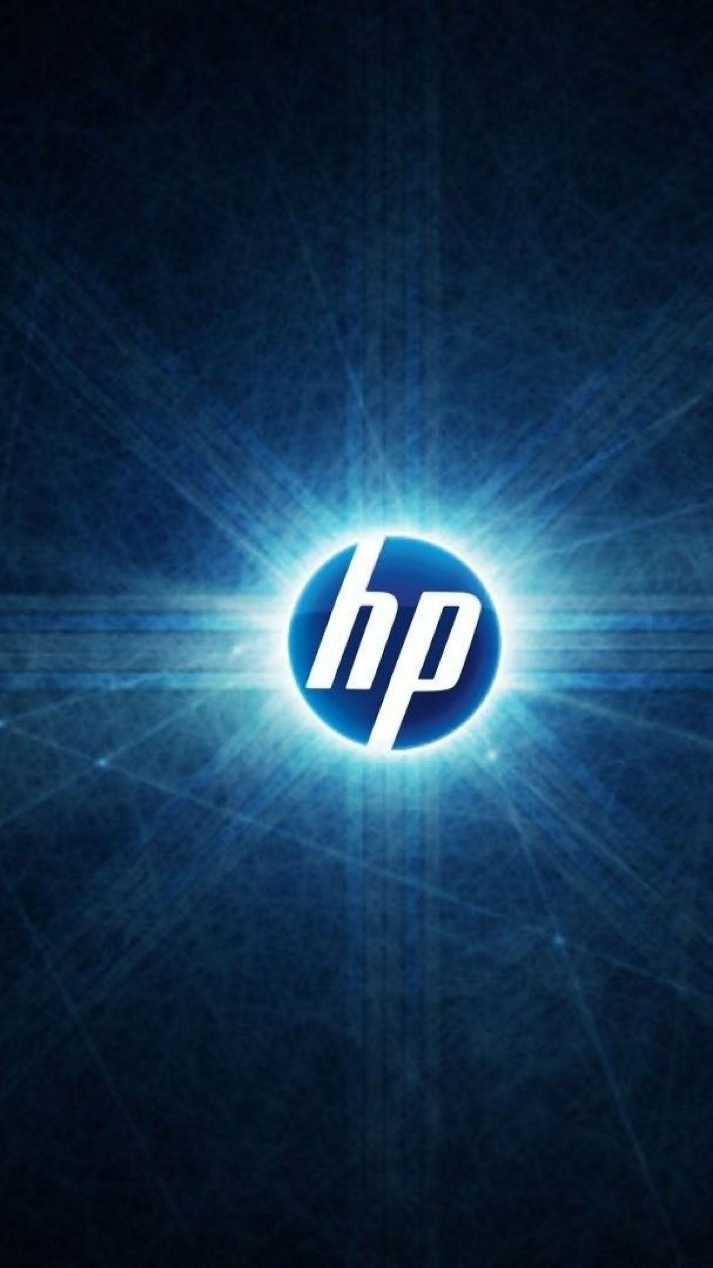 1440x2560 HP Logo Wallpaper