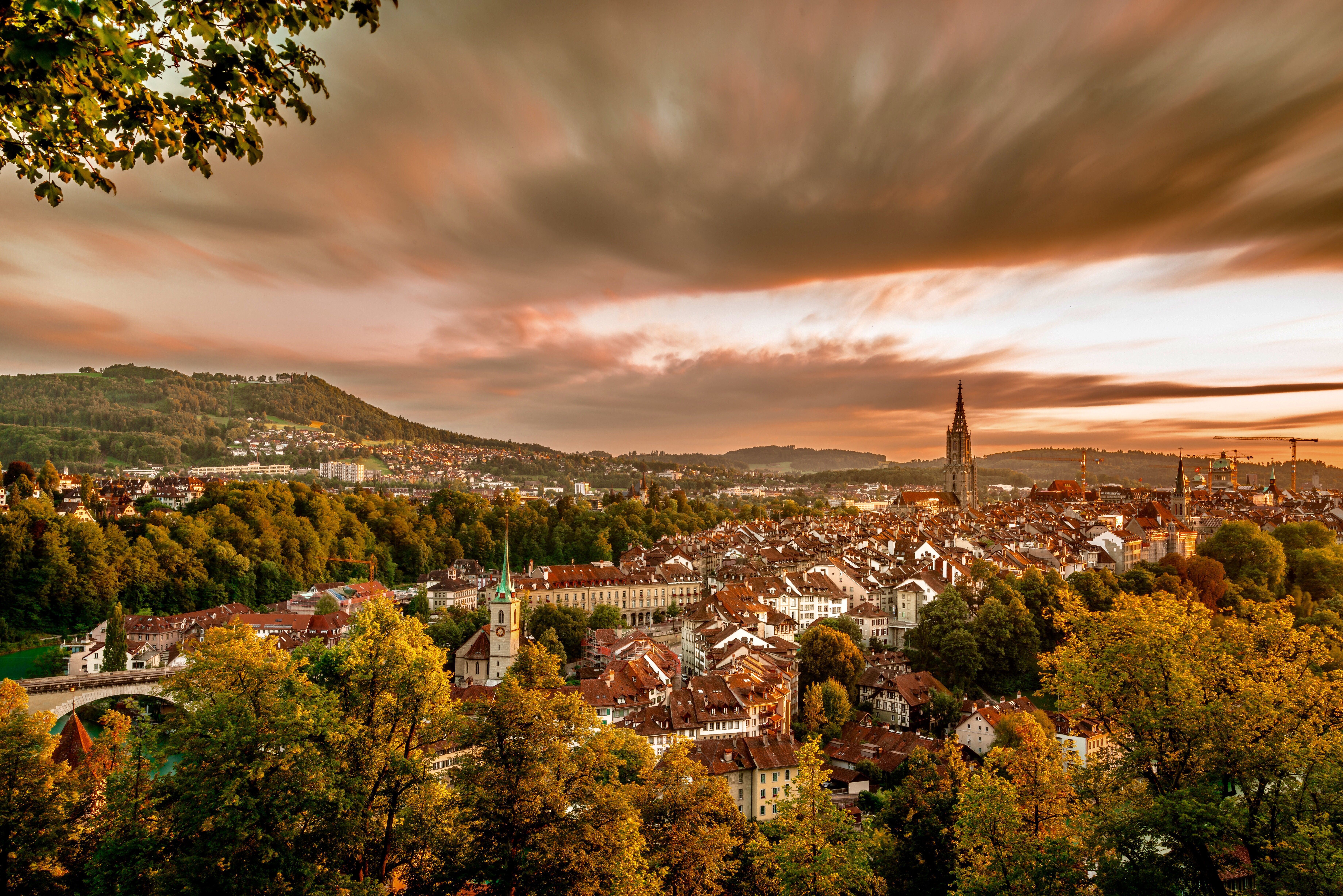 7360x4912 Bern Skyline in 4K Ultra HD