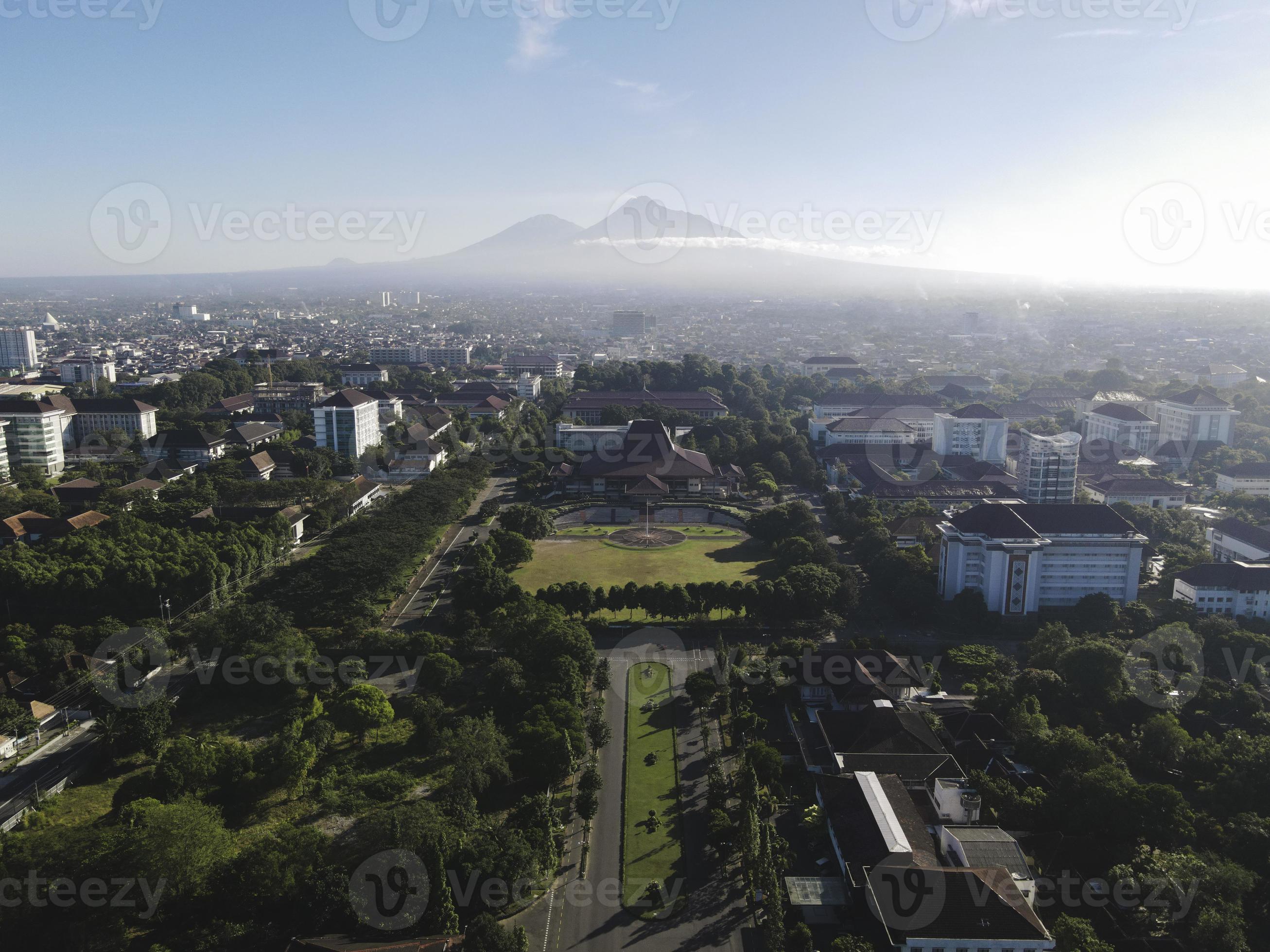 2613x1960 Aerial View of Universitas Gadjah Mada in Yogyakarta, Indonesia. Yogyakarta, Indonesia, 2021