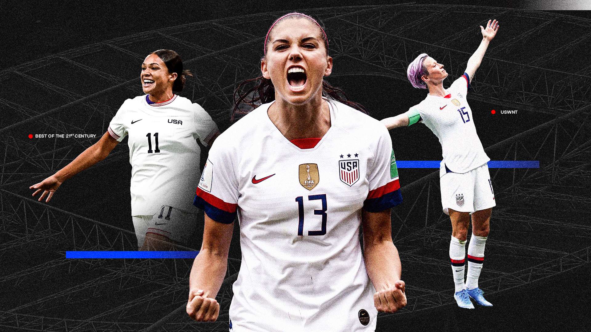 1920x1080 Alex Morgan, Megan Rapinoe, Abby Wambach and the 25 best USWNT players of the 21st century so far