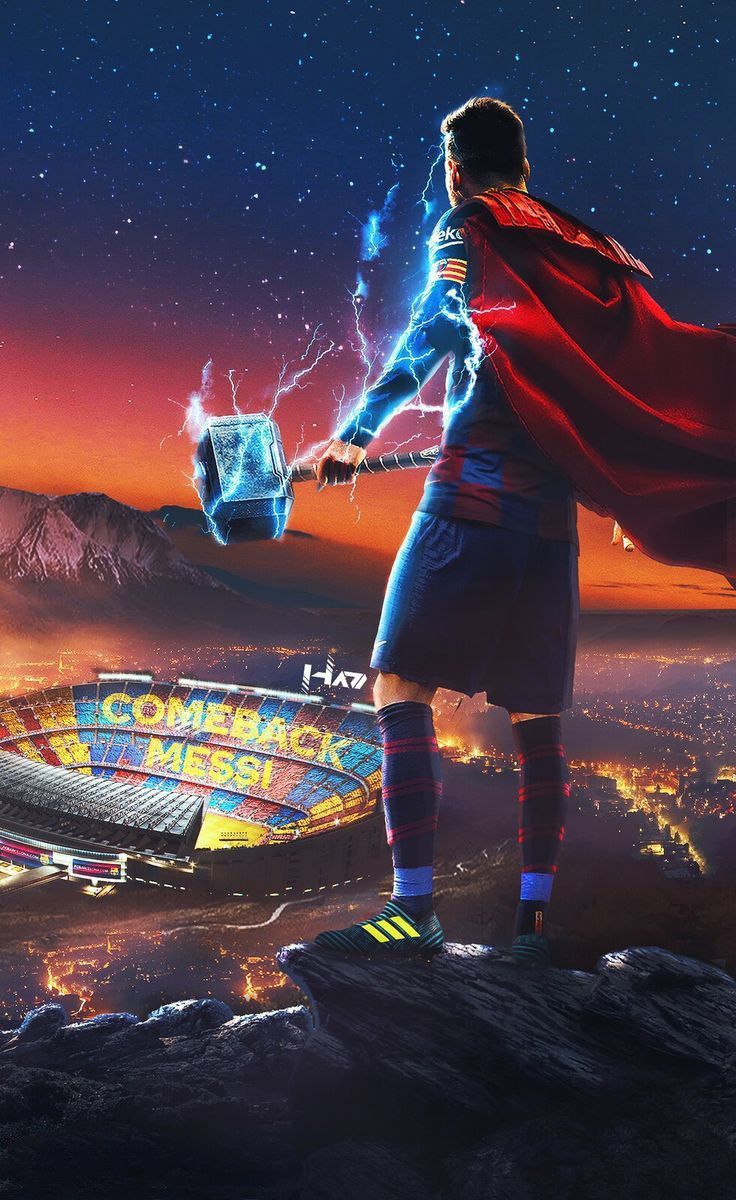 736x1200 Messi King HD Wallpaper