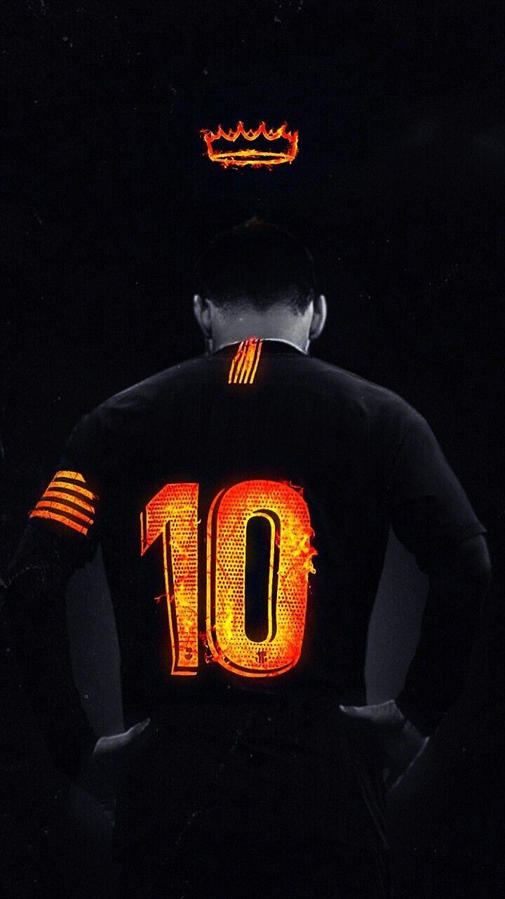 720x1280 King Messi HD Wallpaper