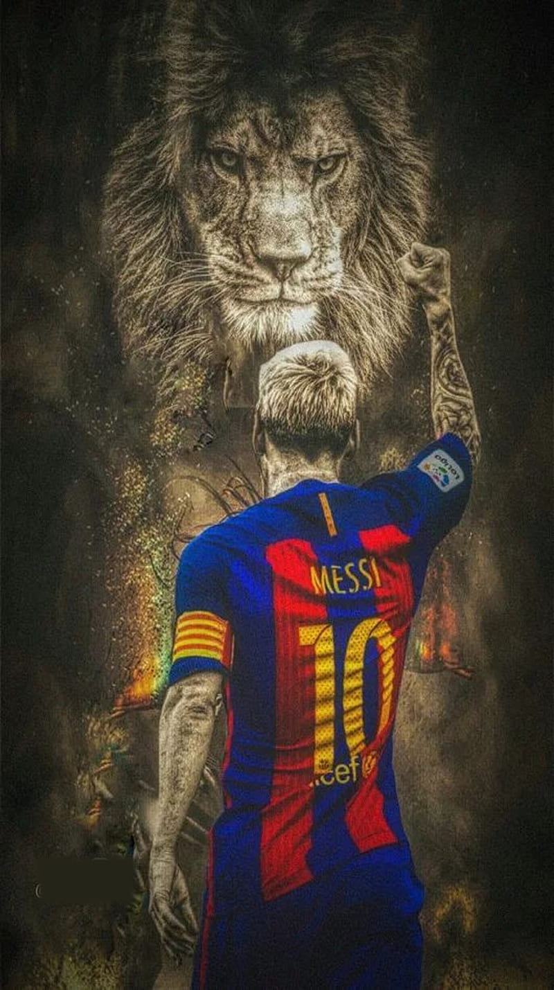 800x1429 HD king of barca wallpaper