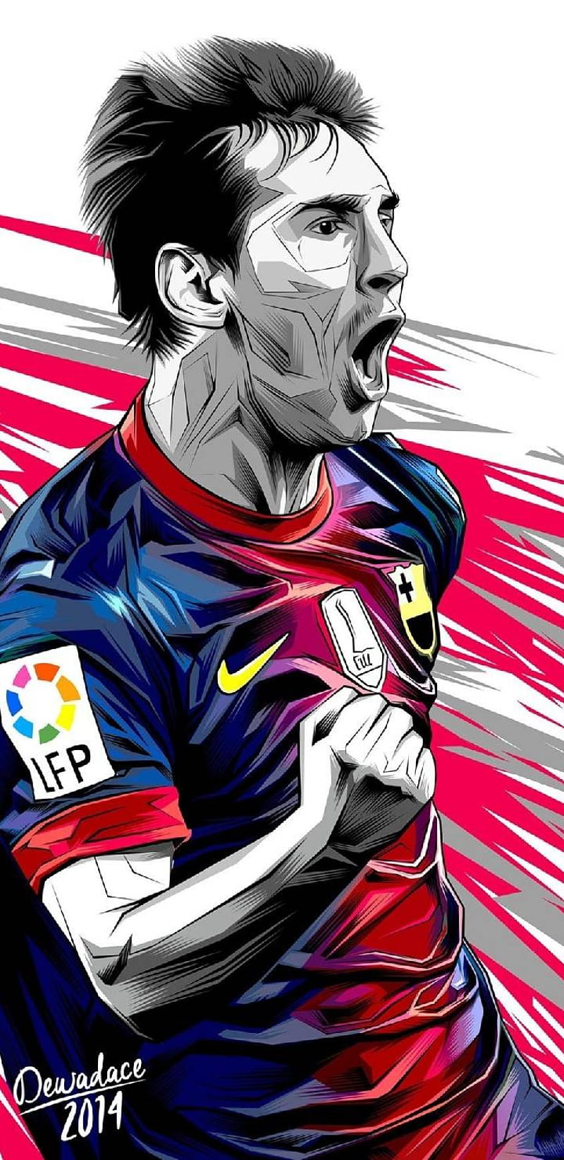 800x1644 Messi, king, player, football, HD phone wallpaper
