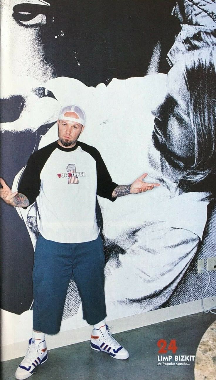 736x1290 Fred durst wallpaper. Fred durst white shirt, Limp bizkit wallpaper, Dj lethal