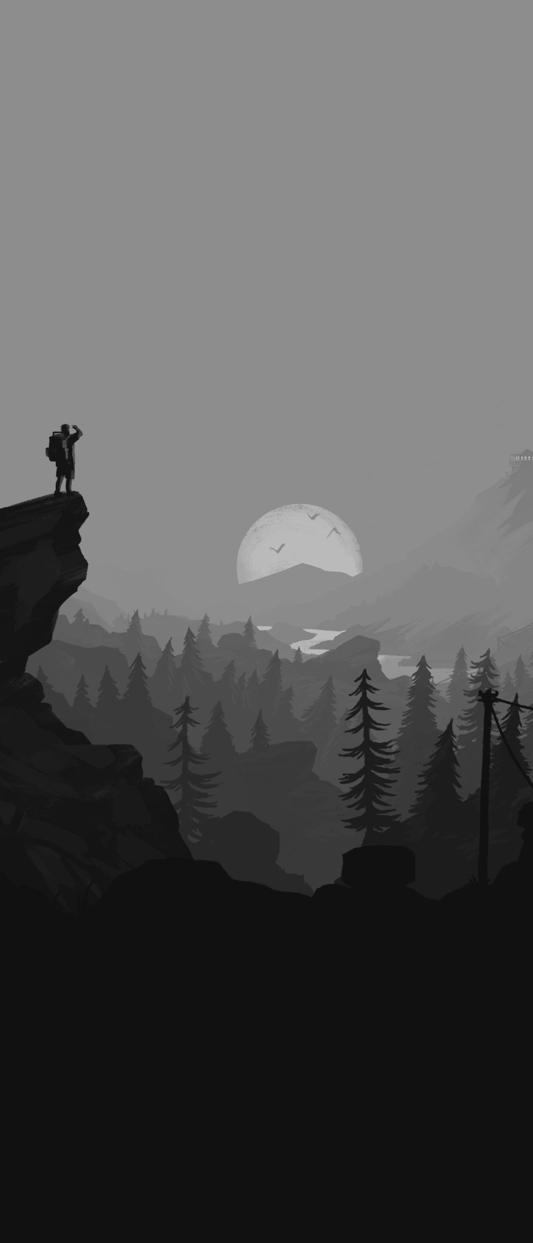 1080x2520 Firewatch Mobile Wallpaper