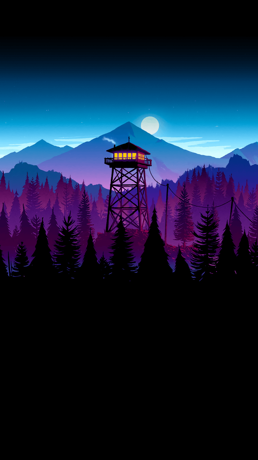 900x1600 Firewatch Cellphone Wallpaper