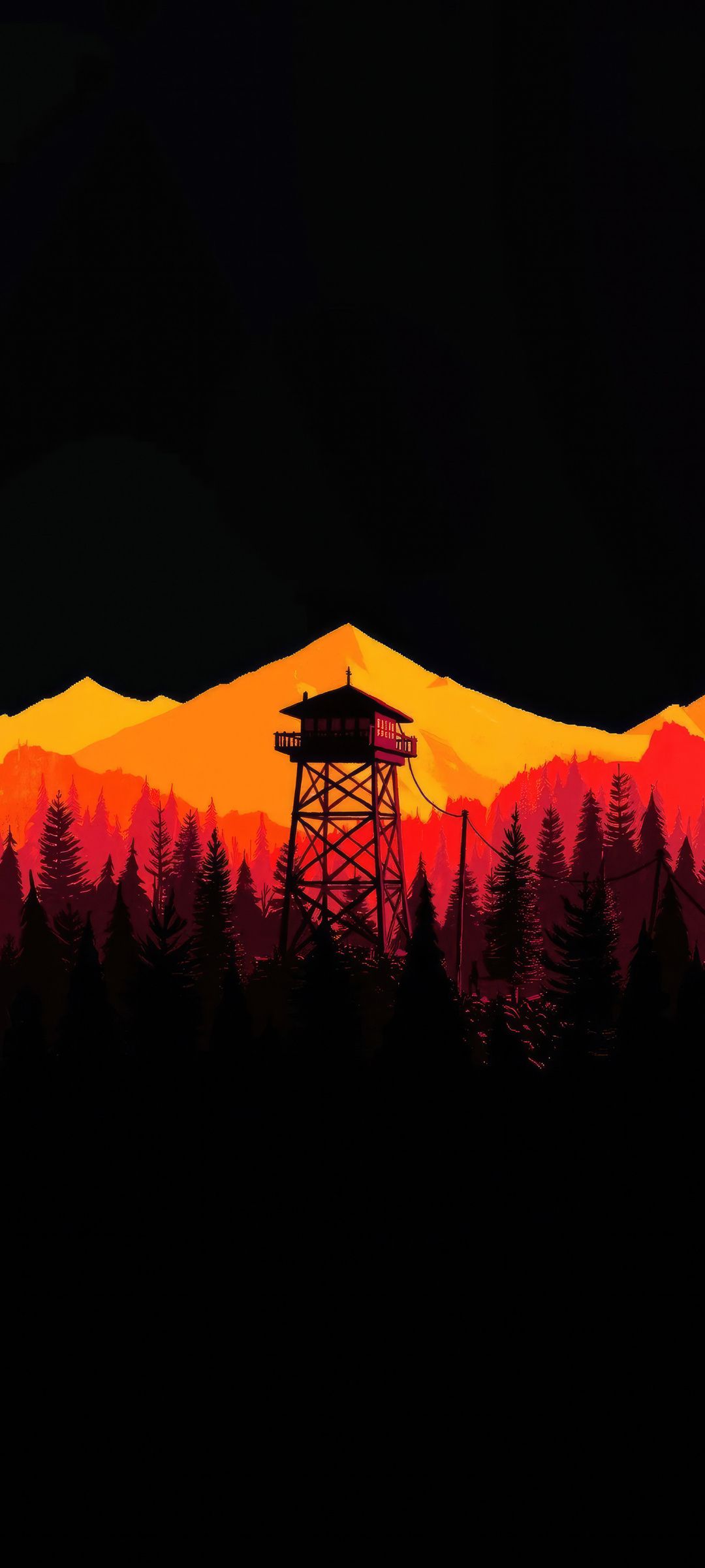 1080x2400 Firewatch Black 5k Google Pixel 7 , HD 4k Wallpaper, Image, Background, Photos and Picture
