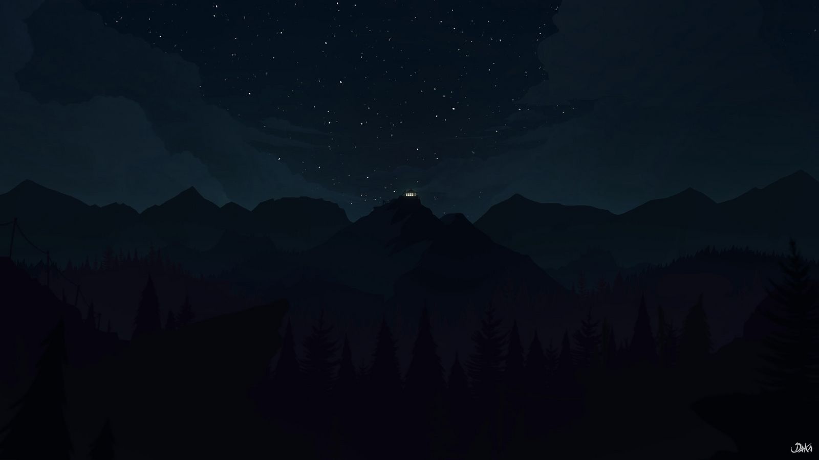 1600x900 firewatch Wallpaper Club