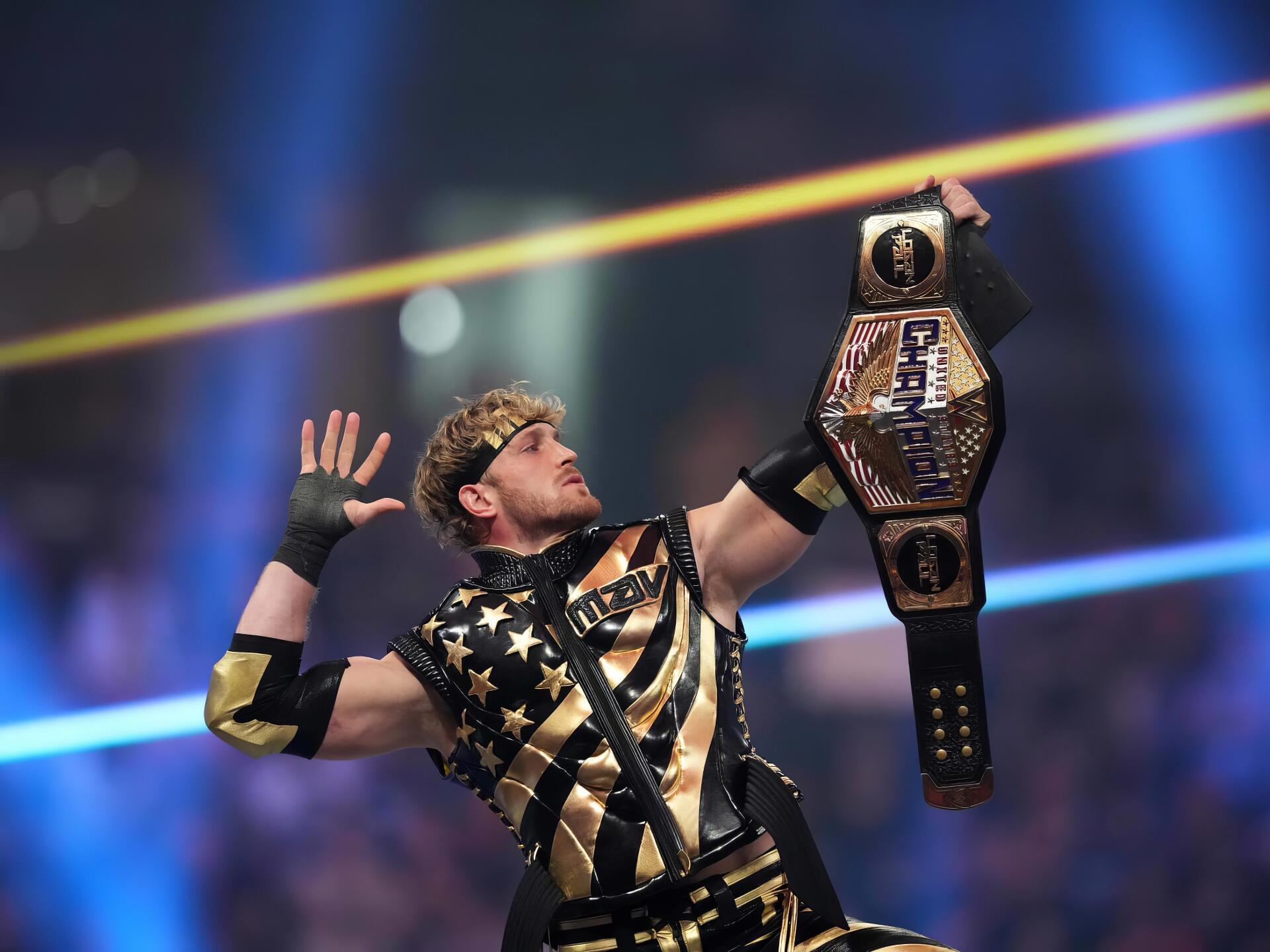 1920x1440 Download WWE Logan Paul Celebrity Champion HD Wallpaperx1440