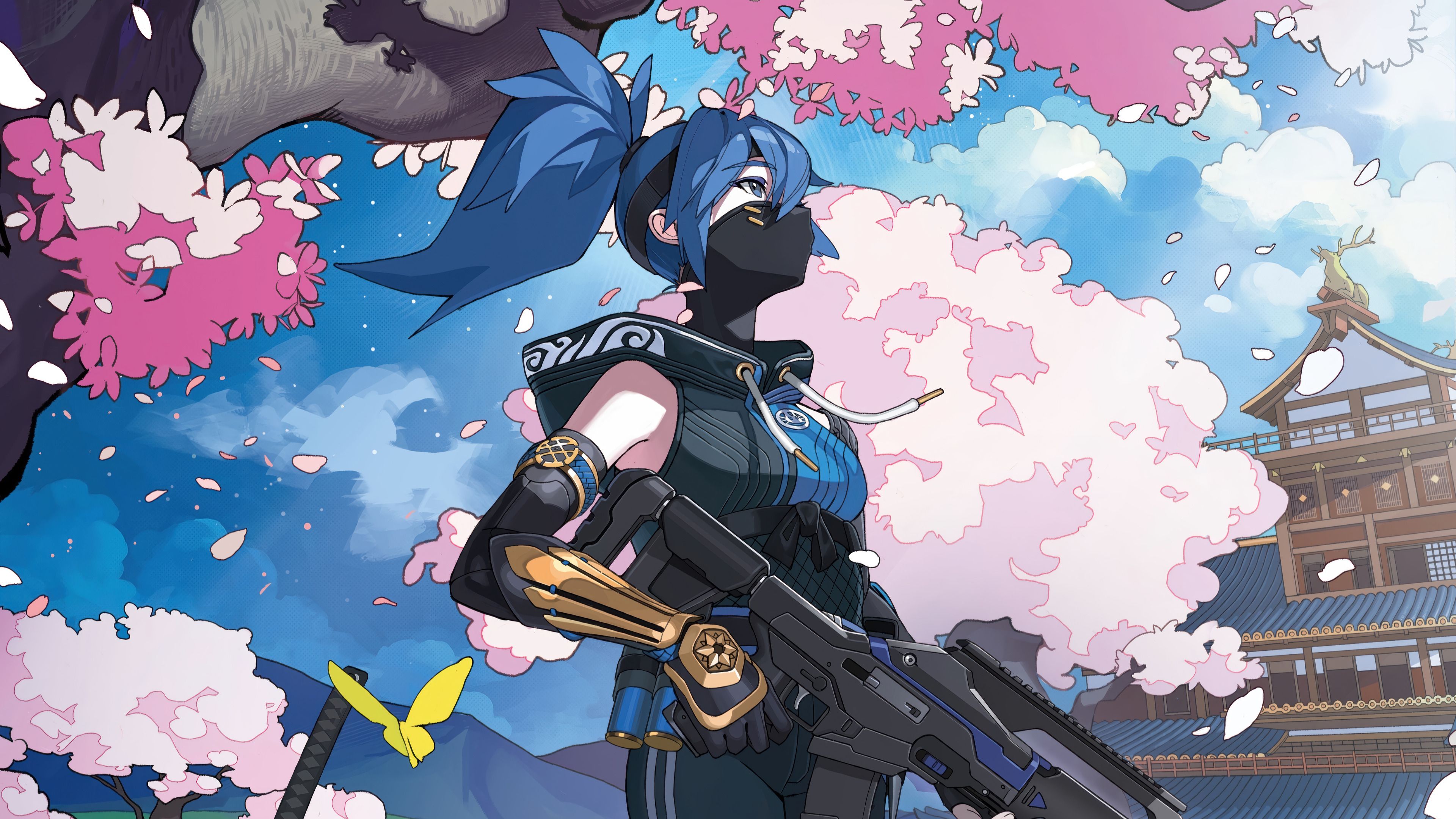 3840x2160 Fortnite Shadow Blade Hope Wallpaper 4K HD PC b