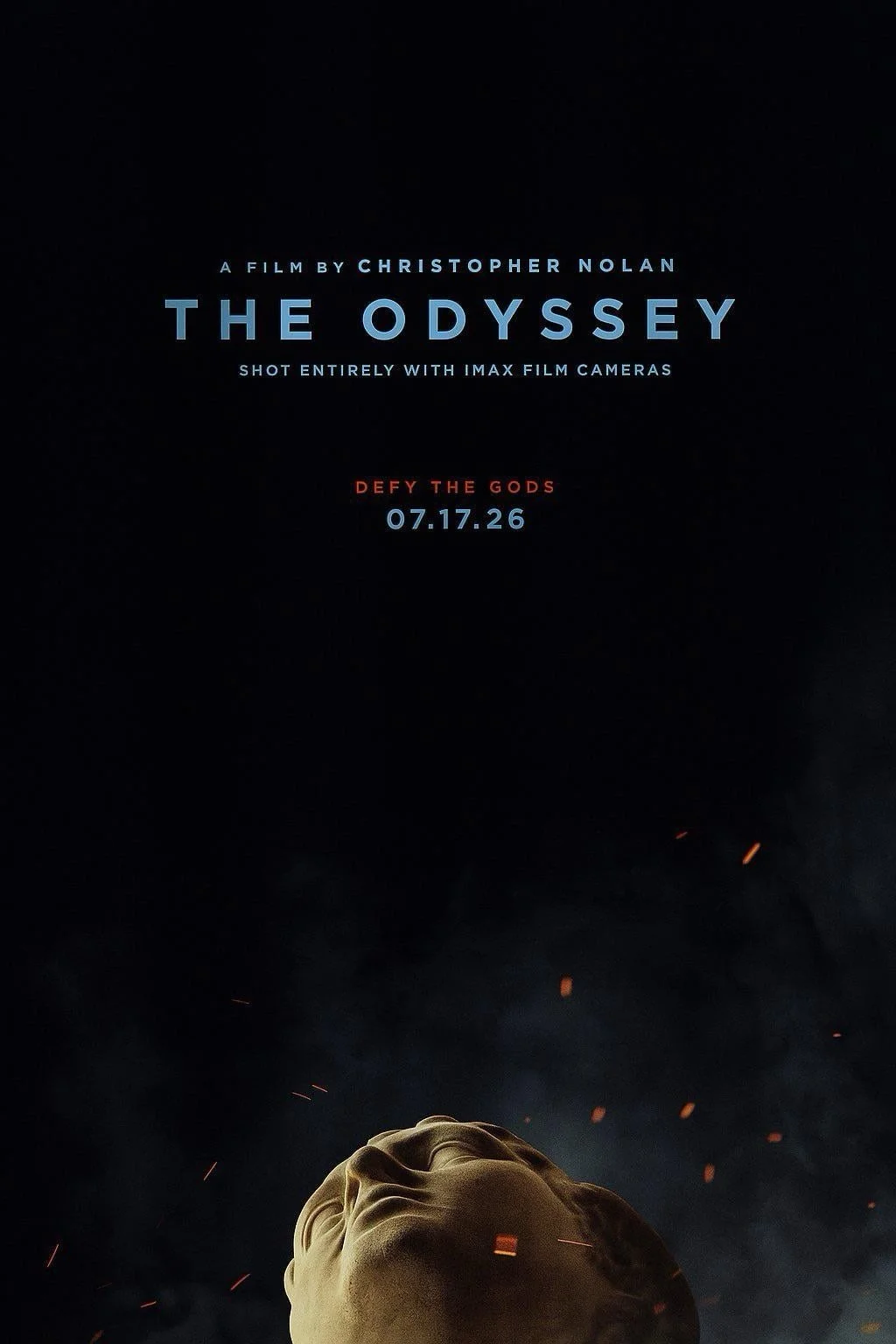 1024x1536 First Poster for Christopher Nolan's 'The Odyssey': “Defy The Gods