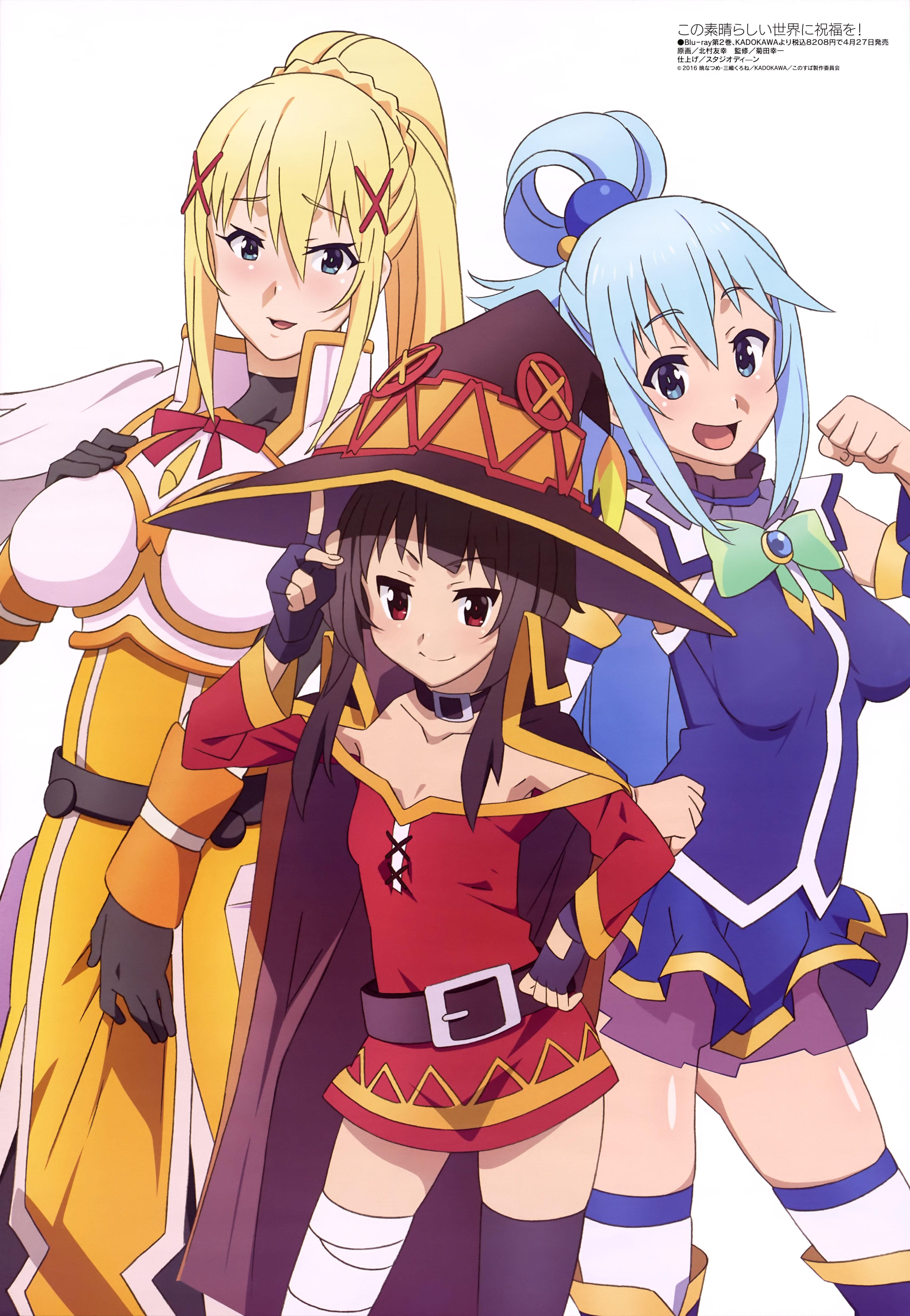 4093x5923 Kono Subarashii Sekai ni Shukufuku wo! Mobile Wallpaper