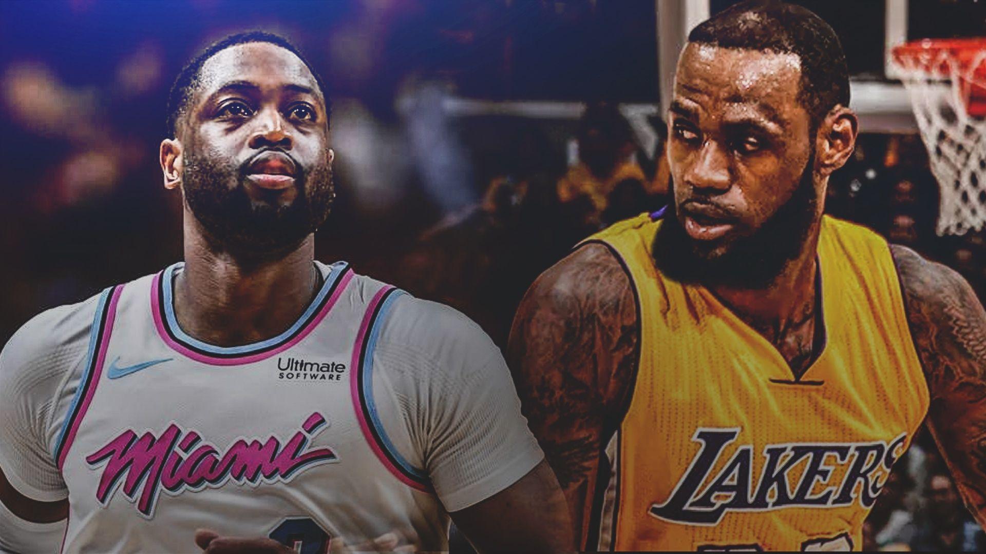 1920x1080 Lakers news: LeBron James hilariously reacts to Dwyane Wade's