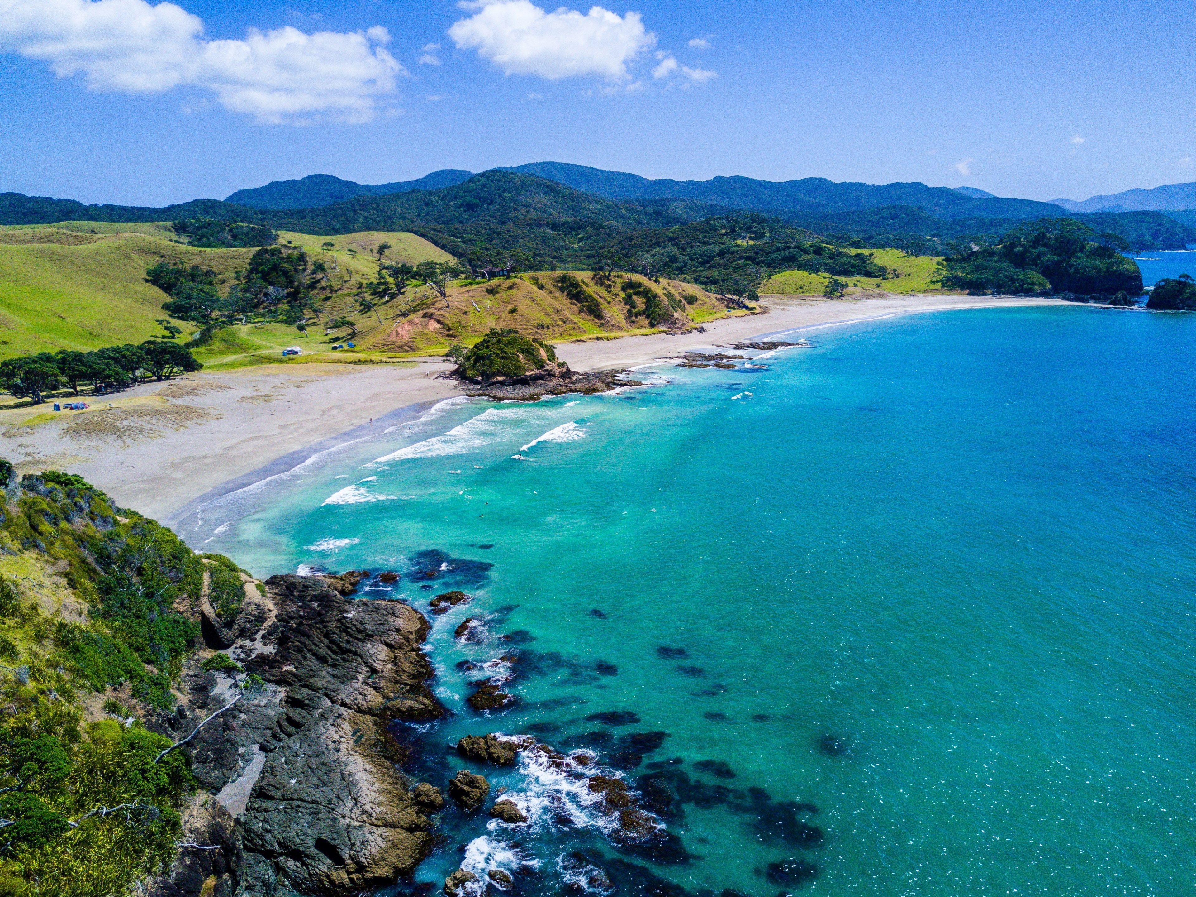 3840x2878 coastline ocean sea and beach HD 4k wallpaper and background