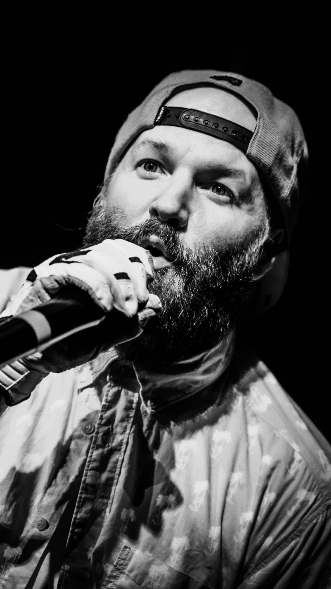 1080x1920 Fred Durst Limp Bizkit Music Rapcore Black White iPhone 8