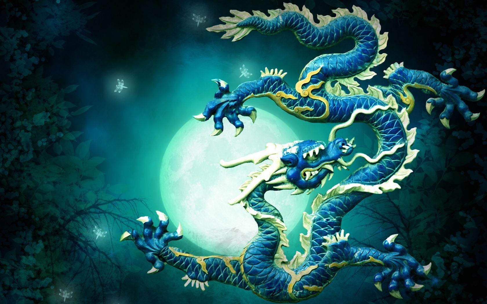 1680x1050 Artistic Chinese Dragon Dragon Wallpaper. Chinese dragon
