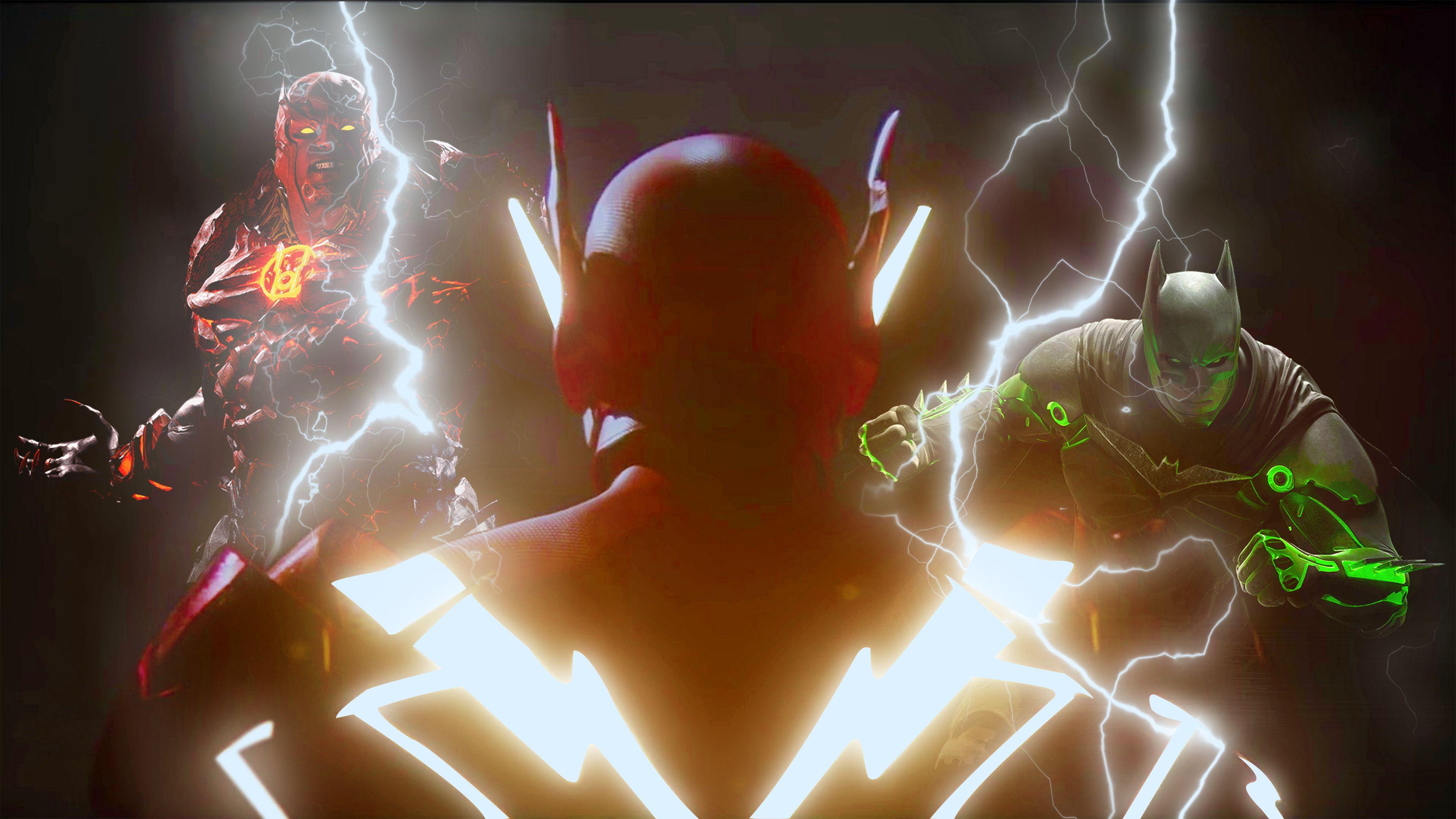 3840x2160 The Injustice 2 Battle With Batman And Atrocitus, HD Games, 4k