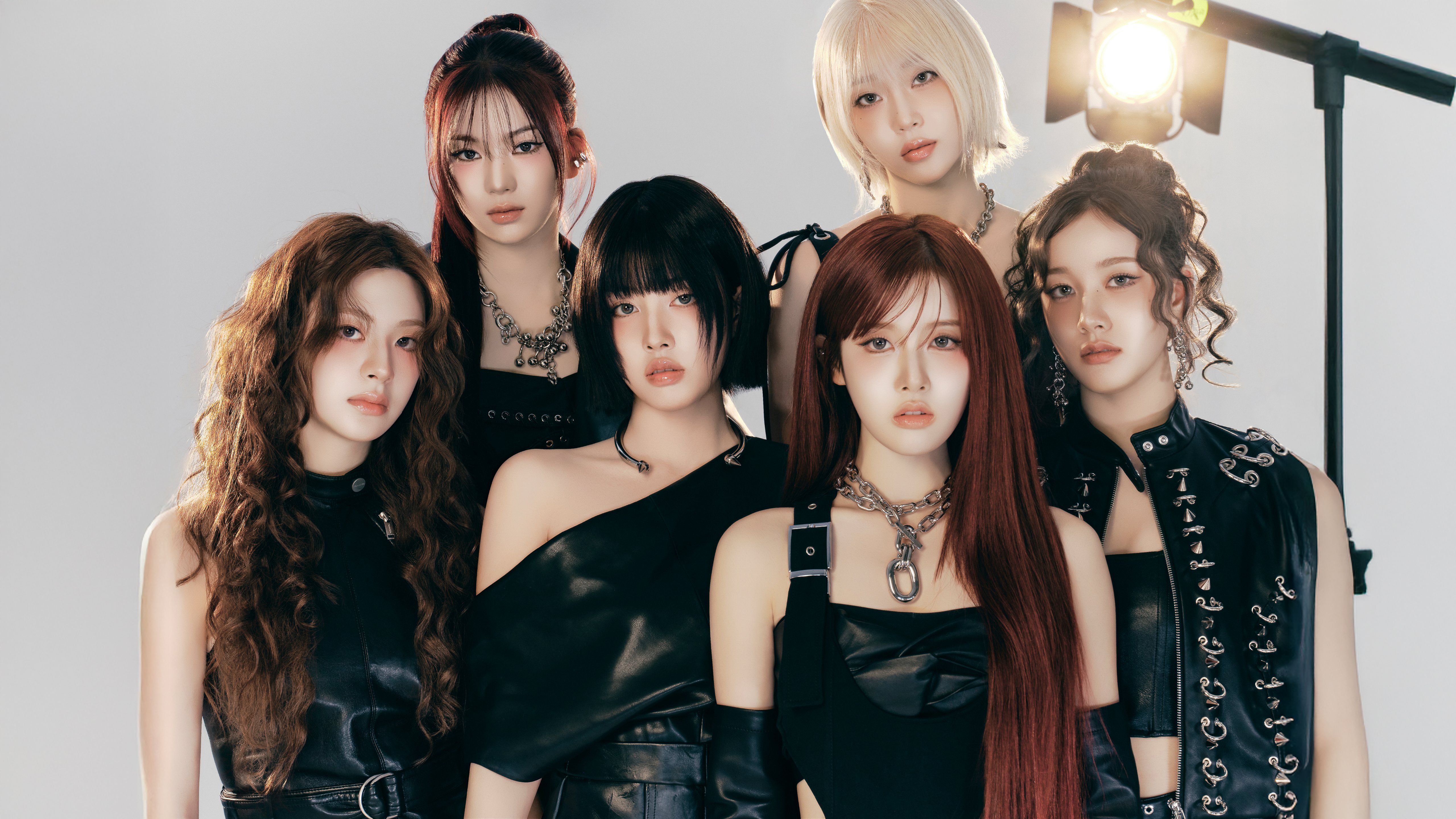 5120x2880 STAYC 4K Wallpaper K Pop Girl Group Background