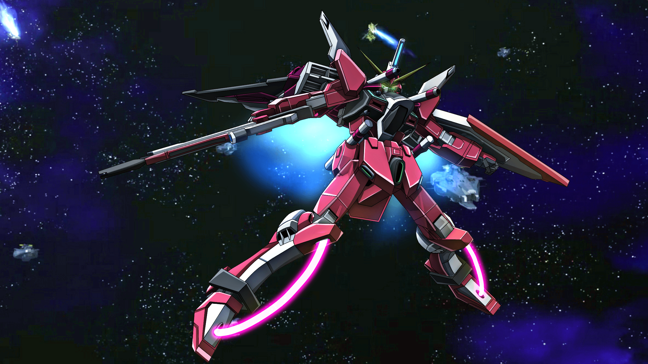 2560x1440 ZGMF X19A Infinite Justice Gundam Suit Gundam SEED Destiny Wallpaper By Gundrass Anime Image Board