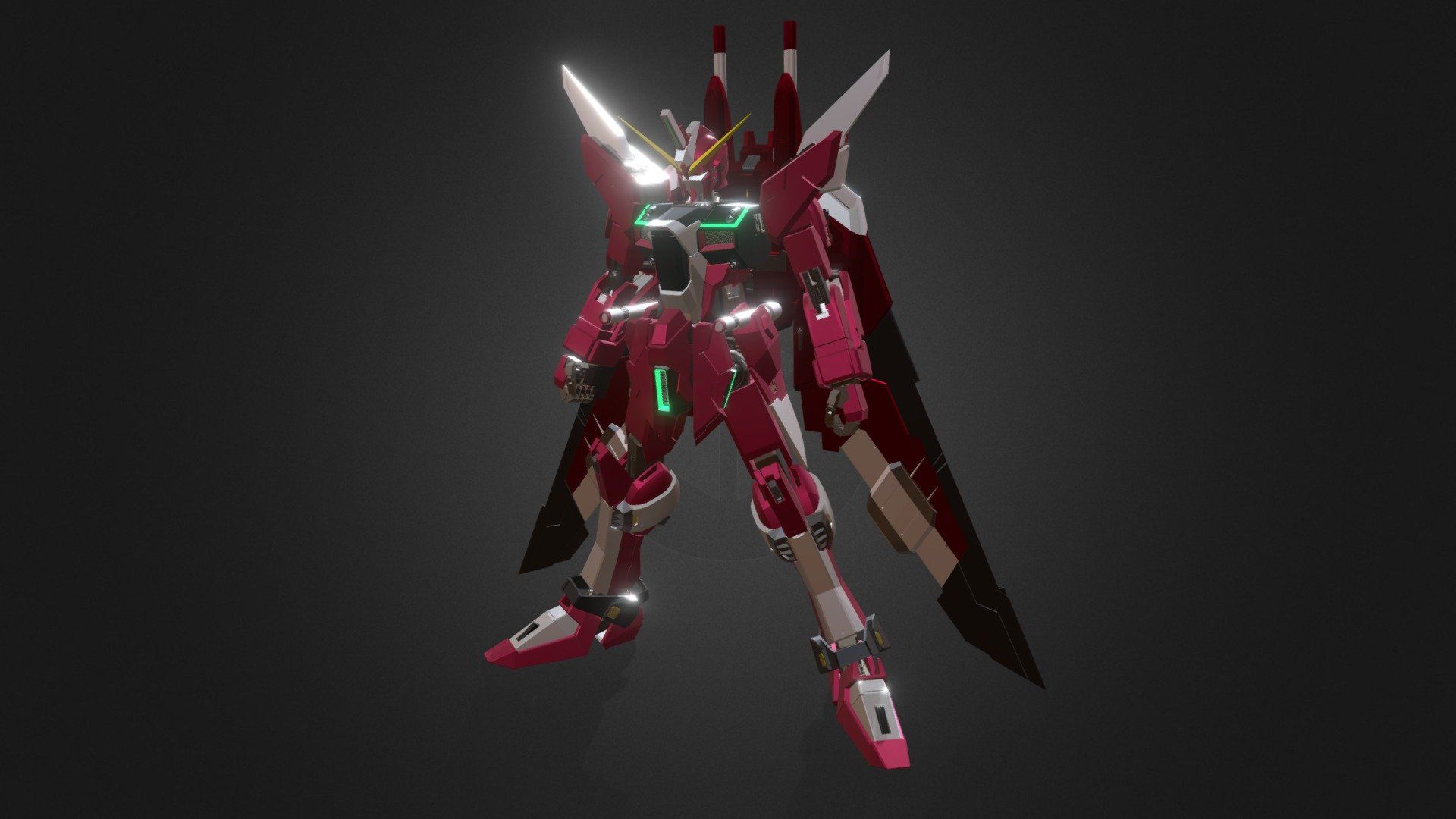 1920x1080 Infinite Justice Gundam ZGMF X19A Model By 512ui3 [4b9c21f]