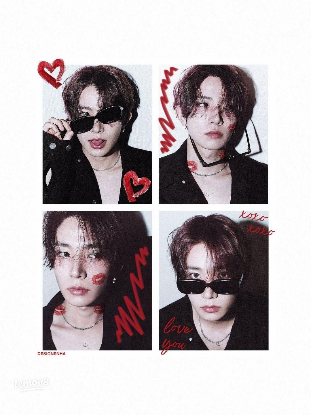 1080x1440 Heeseung Wallpaper: Aesthetic Collages, Dark & Red Hair Ideas