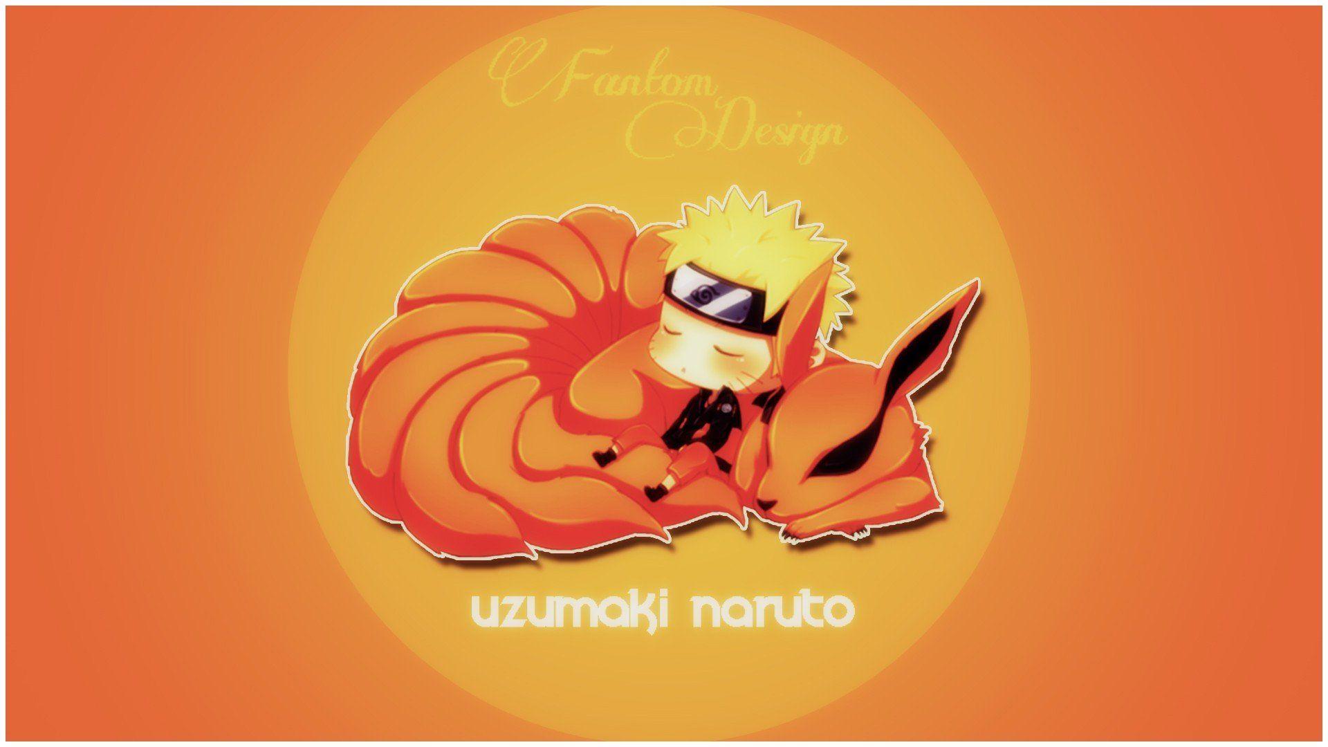 1920x1080 Naruto Shippuuden, Uzumaki Naruto, Kyuubi, Anime, Kurama, Chibi HD Wallpaper / Desktop and Mobile Image & Photo